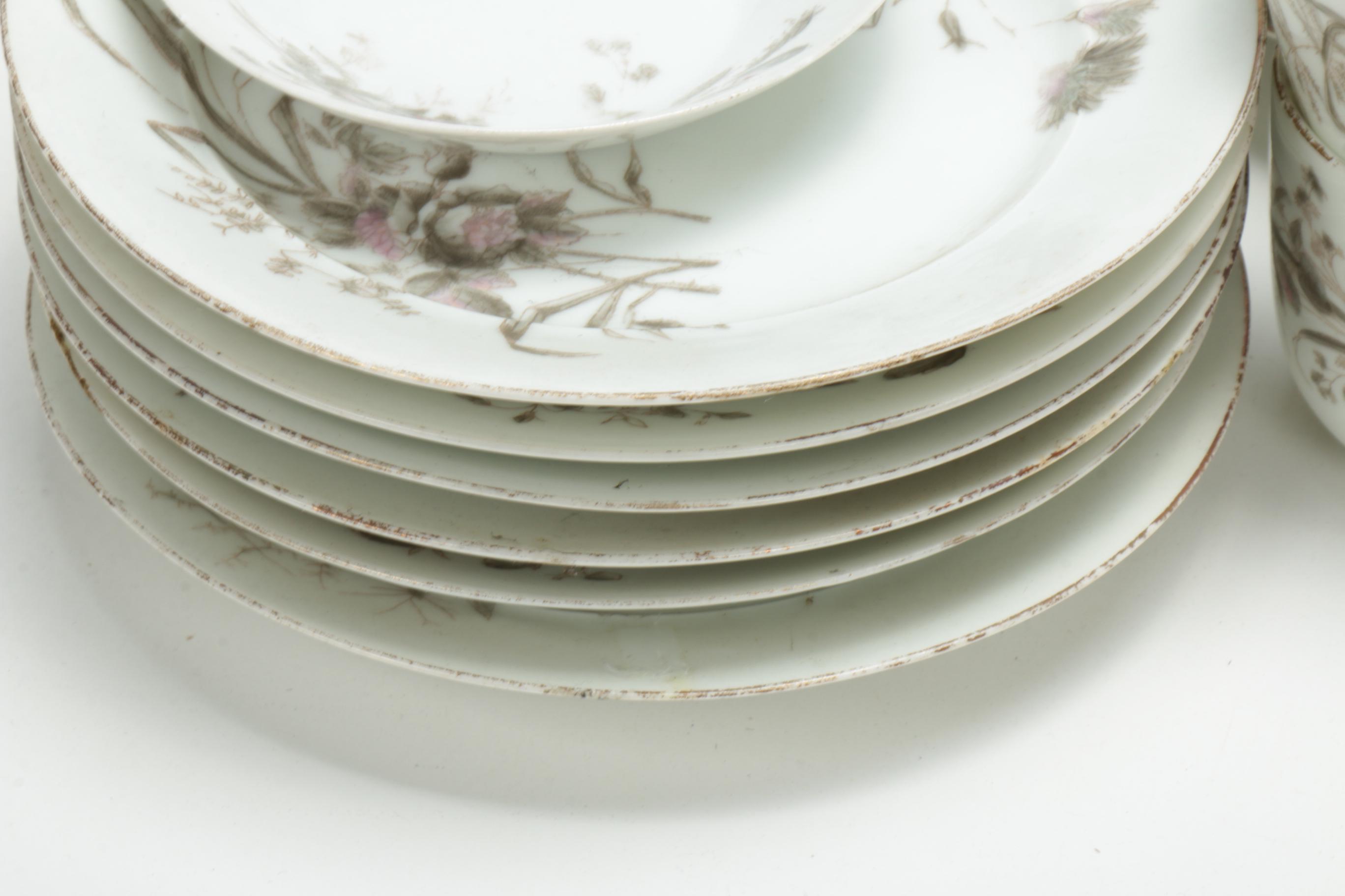 Haviland & Co. Limoges Floral Porcelain Dinner and Serveware