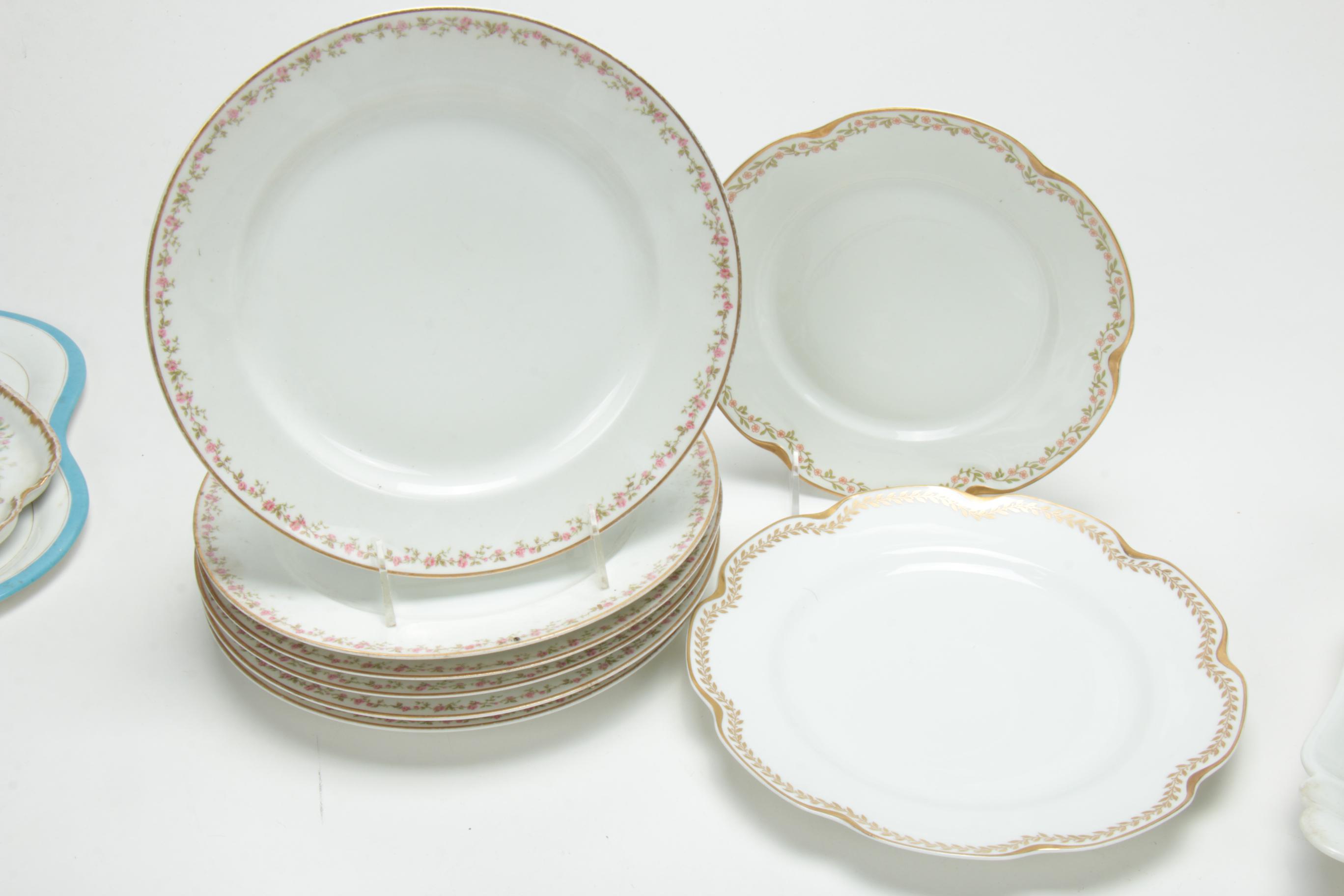 Haviland & Co. Limoges Floral Porcelain Dinner and Serveware
