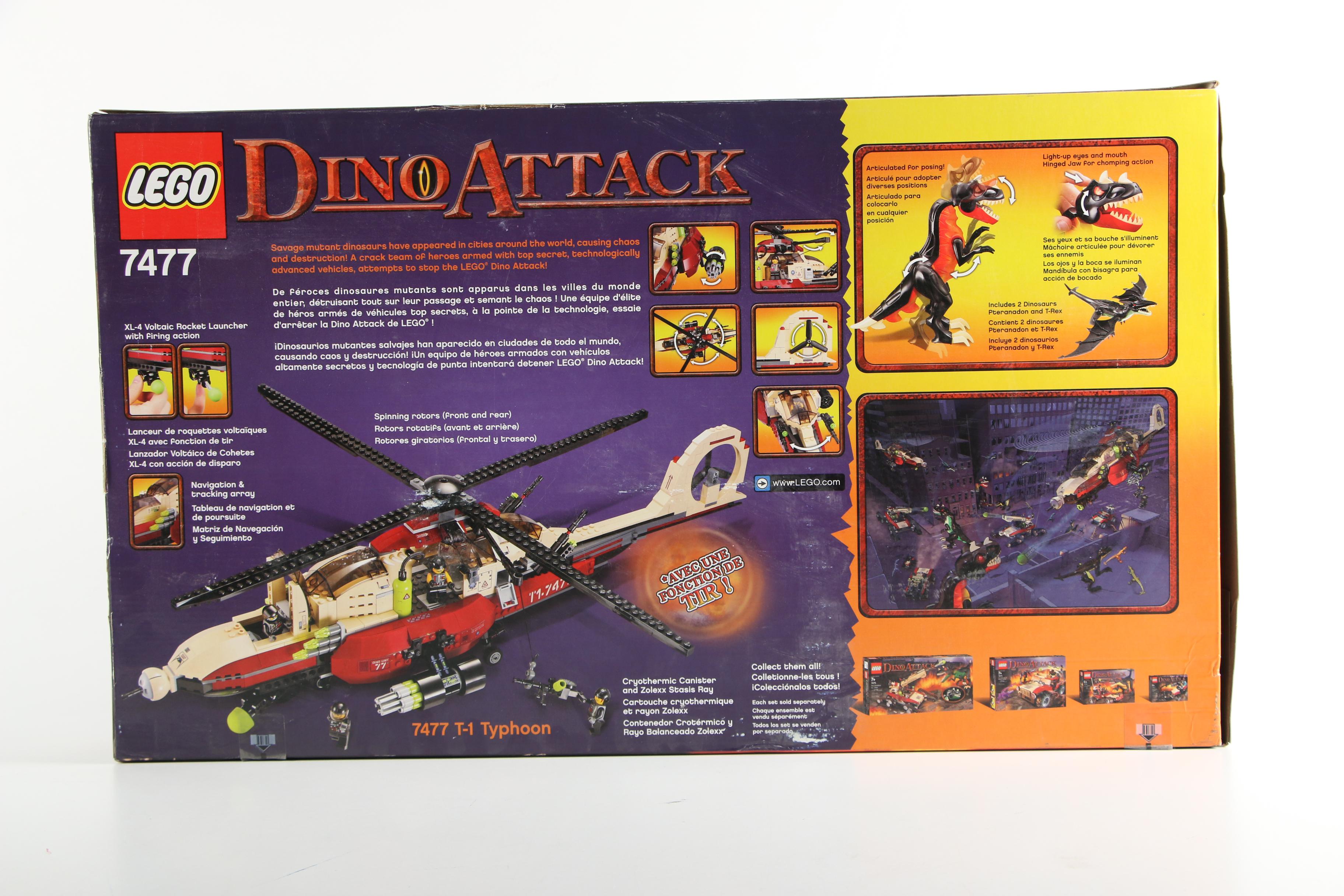 LEGO Dino Attack T-1 Typhoon vs. T-Rex Building Set