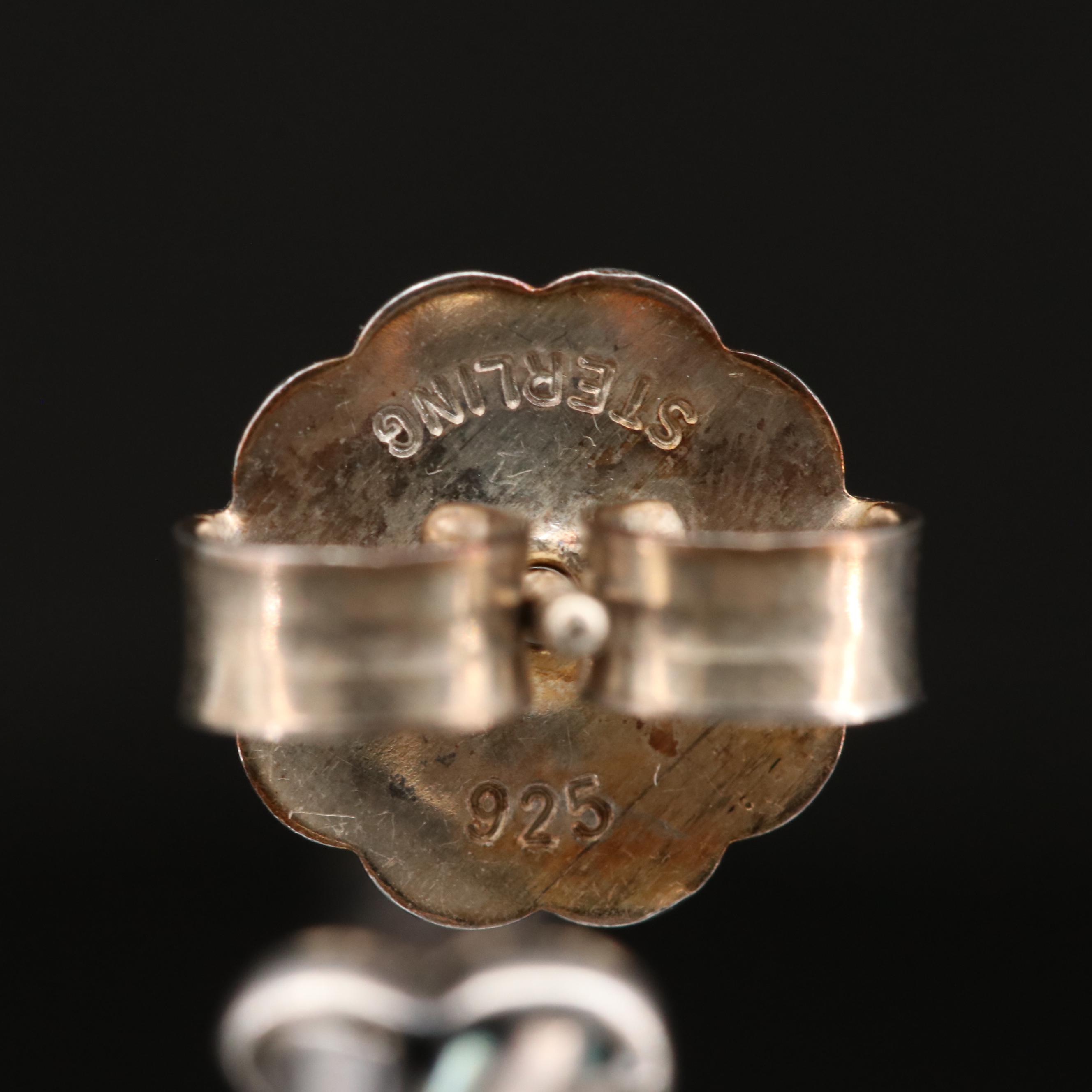 David Yurman 14K and Sterling Diamond Crossover Cable Hoop Earrings