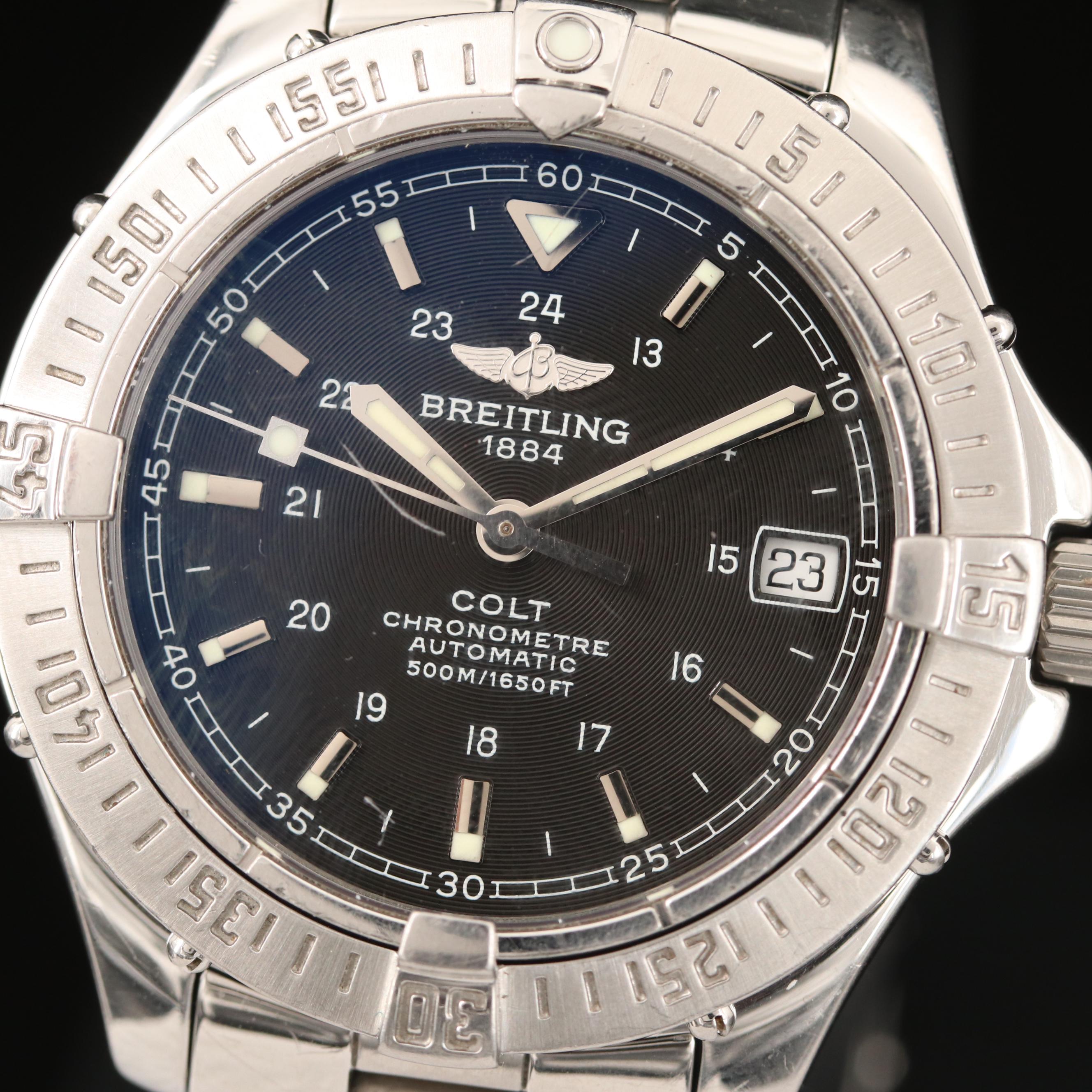 Breitling Colt Automatic Stainless Steel Watch