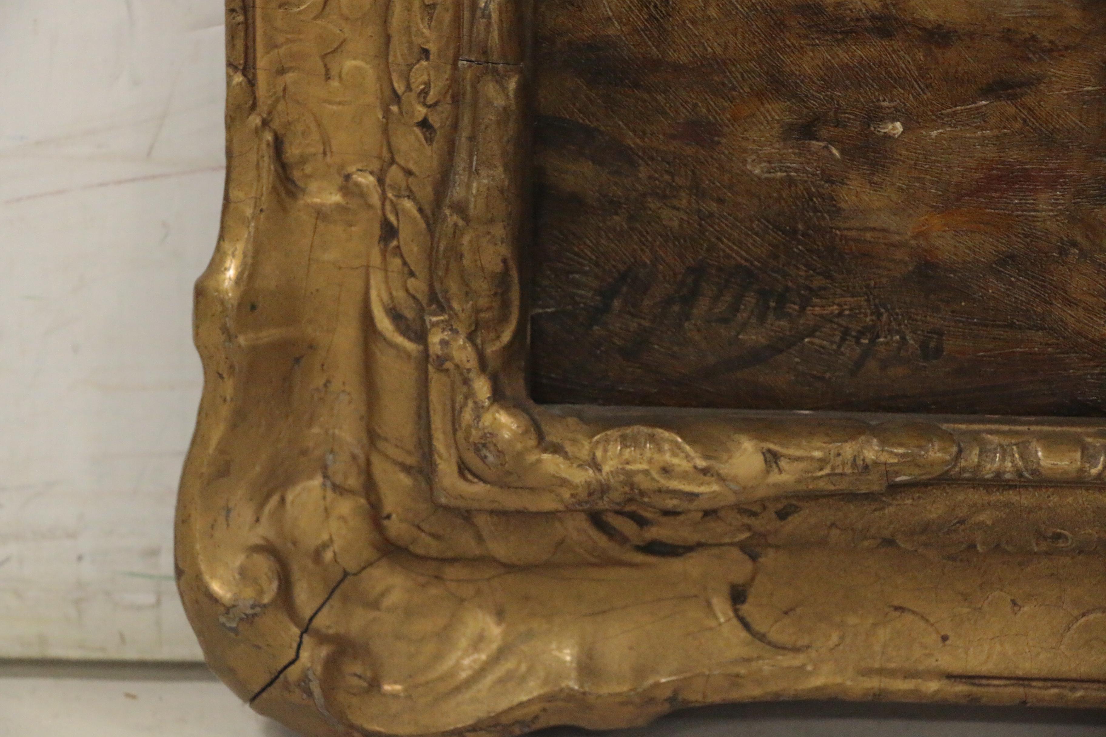 Matthew Daly Oil Painting "Hod Carriers at Lunch", 1920