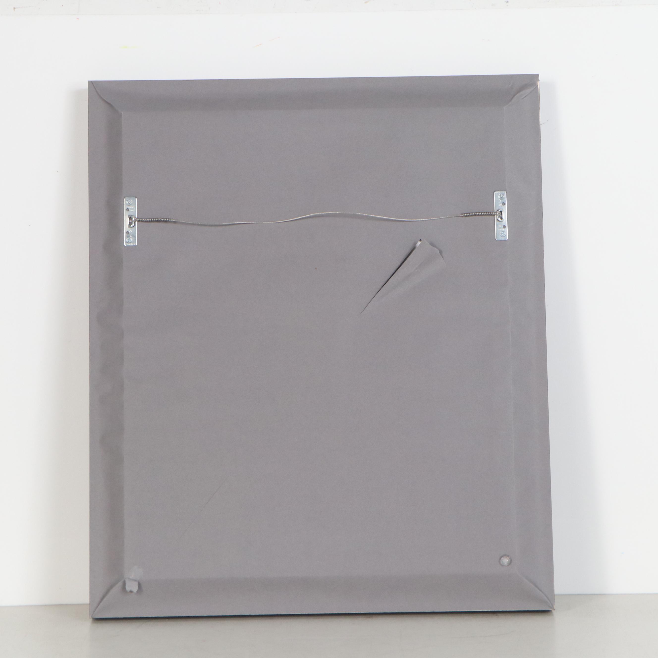 Edmond James Fitzgerald Oil Painting of Residential Scene, Late 20th Century