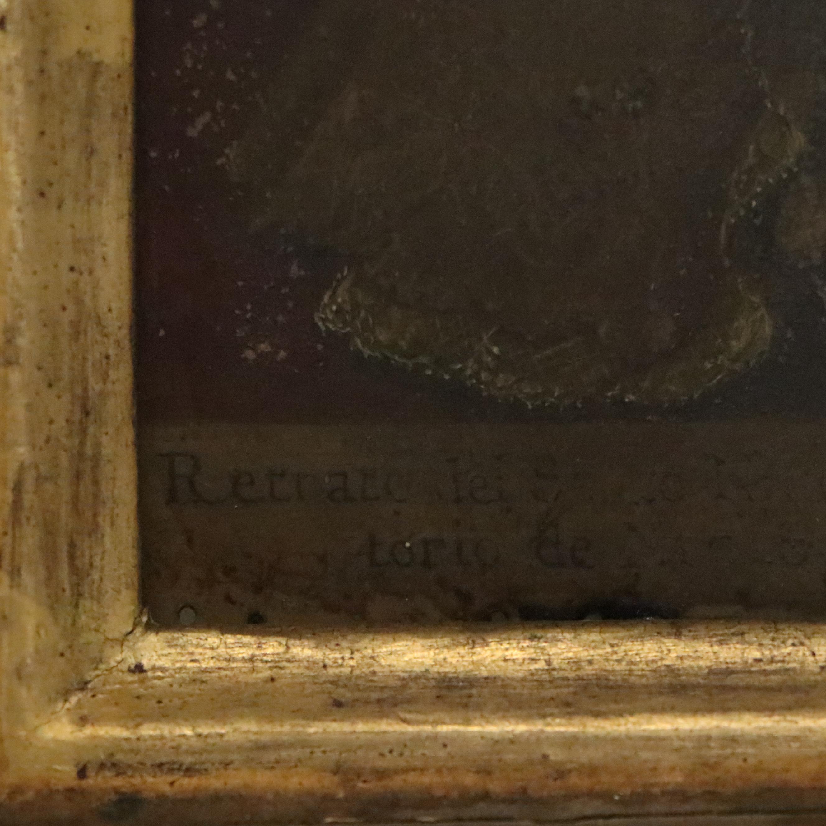 Cuzco School Style Oil Painting of Baby Jesus, 19th Century