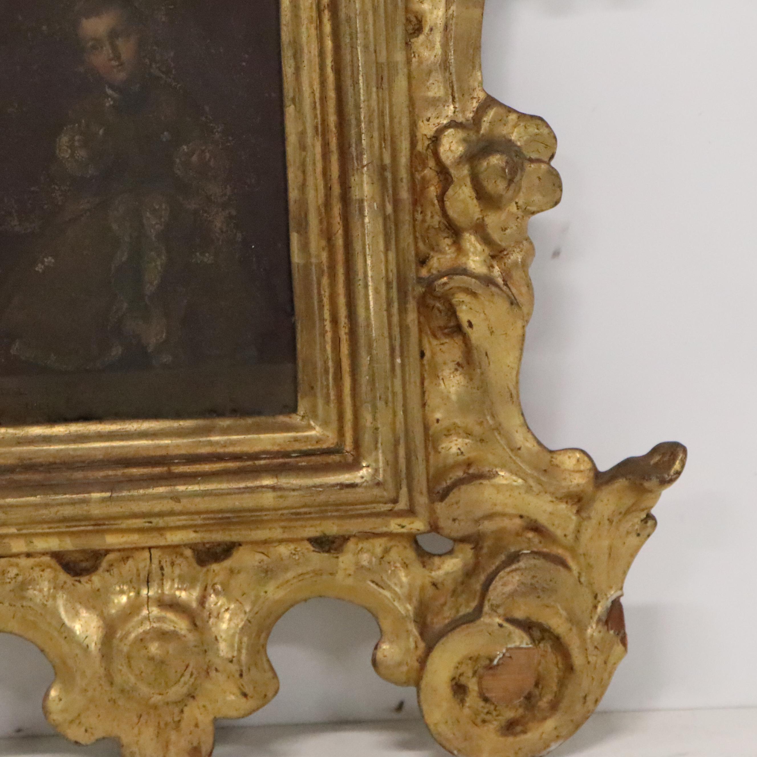 Cuzco School Style Oil Painting of Baby Jesus, 19th Century