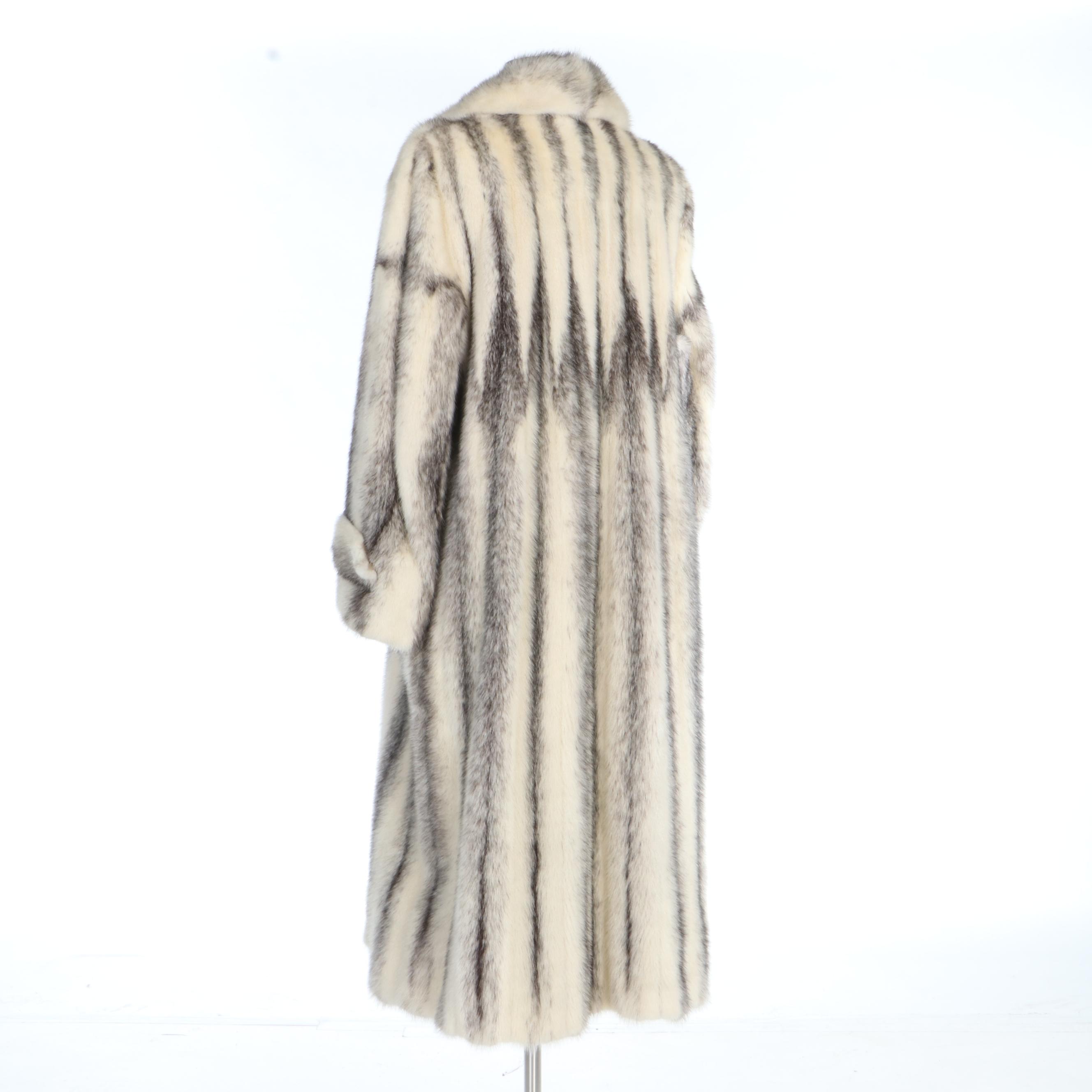 Silver Cross "Wild Rice" Mink Fur Coat from M. Blaustein Furs