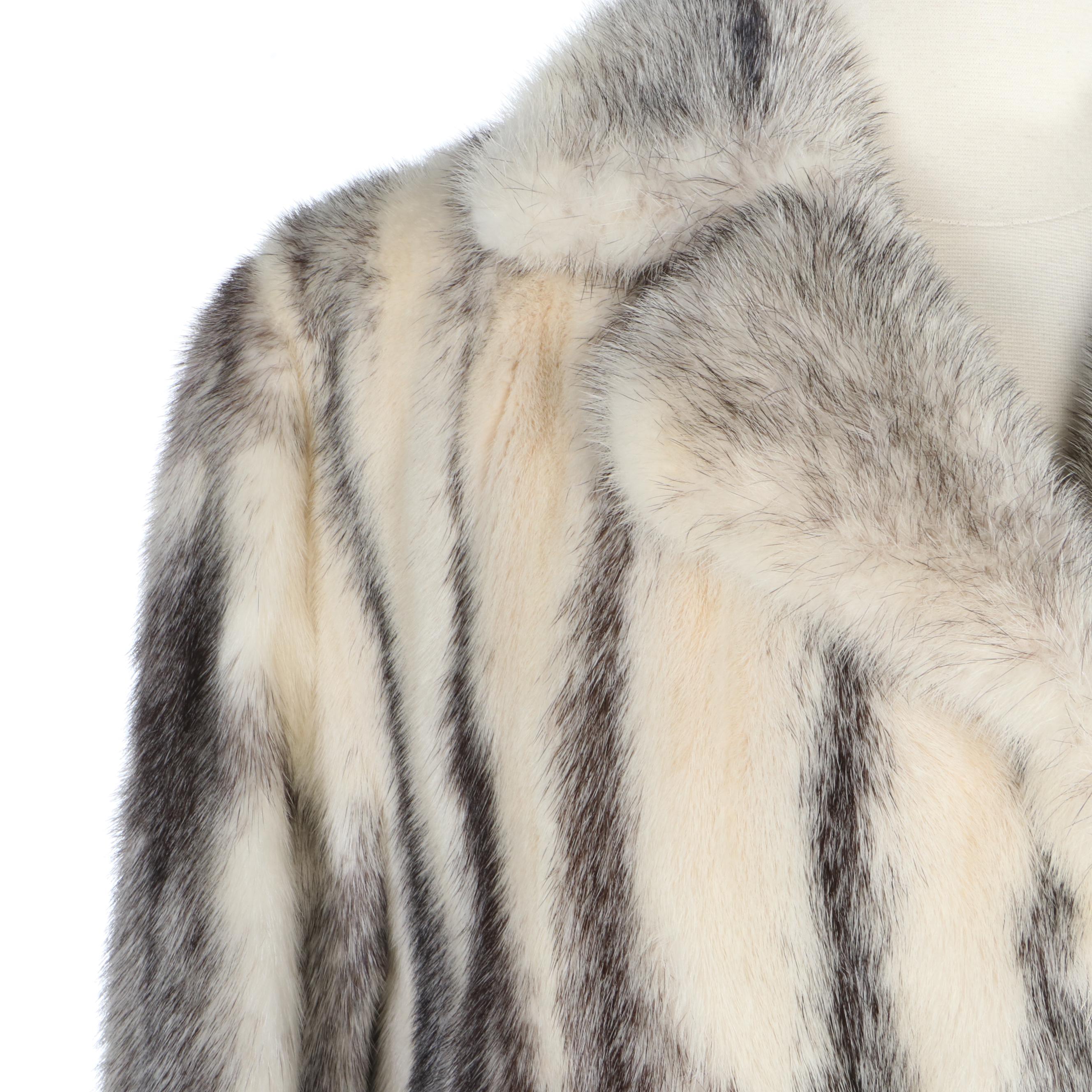 Silver Cross "Wild Rice" Mink Fur Coat from M. Blaustein Furs