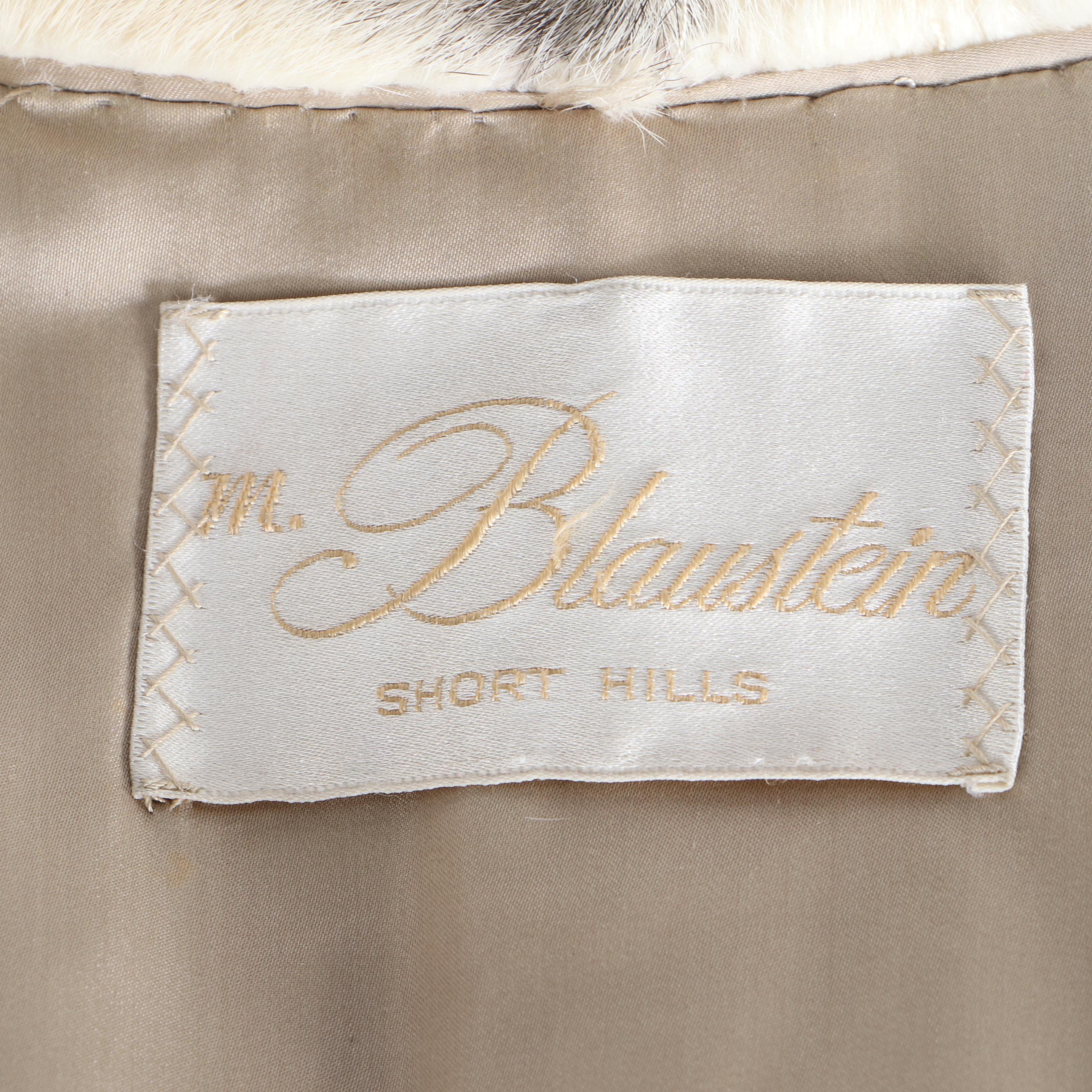 Silver Cross "Wild Rice" Mink Fur Coat from M. Blaustein Furs