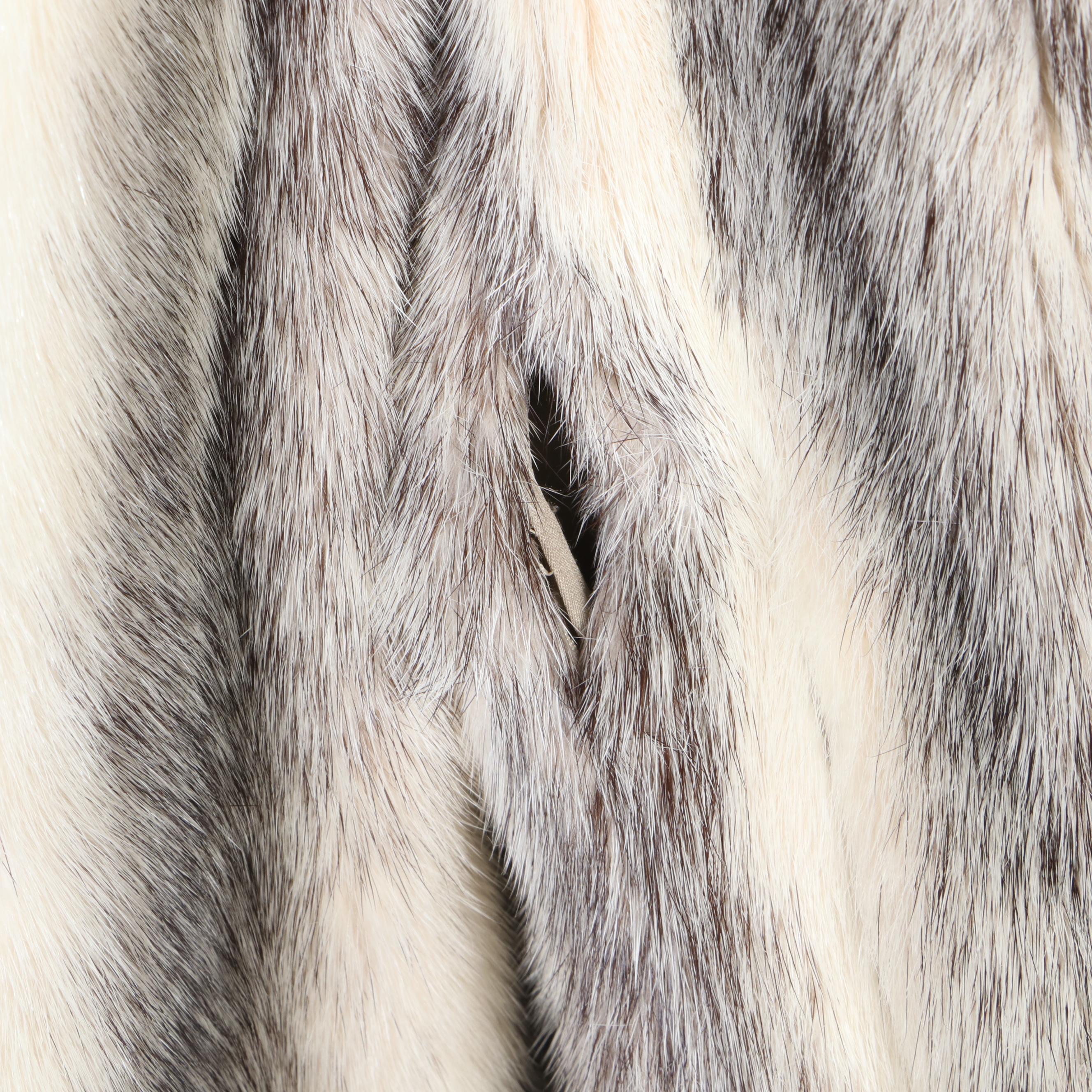 Silver Cross "Wild Rice" Mink Fur Coat from M. Blaustein Furs
