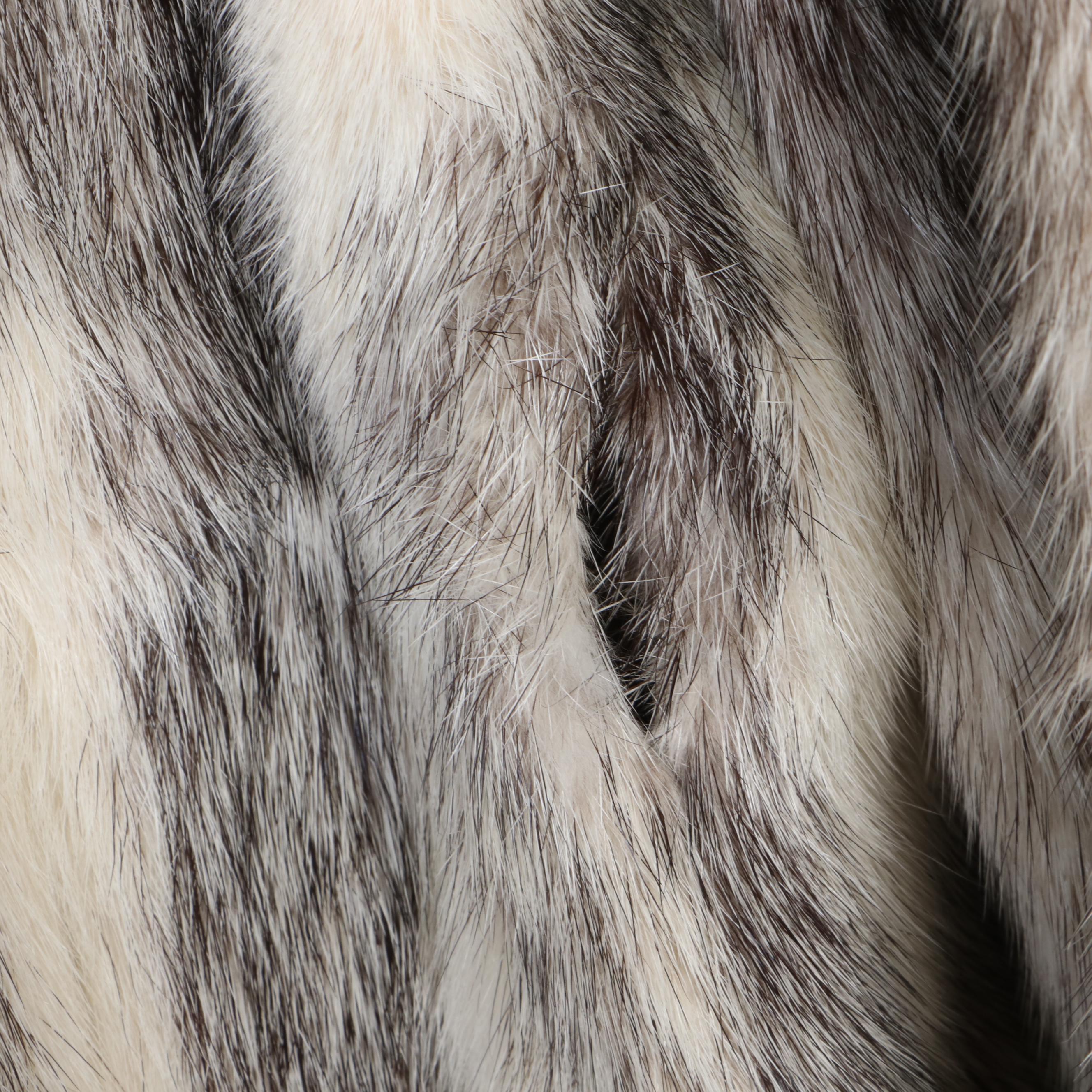 Silver Cross "Wild Rice" Mink Fur Coat from M. Blaustein Furs