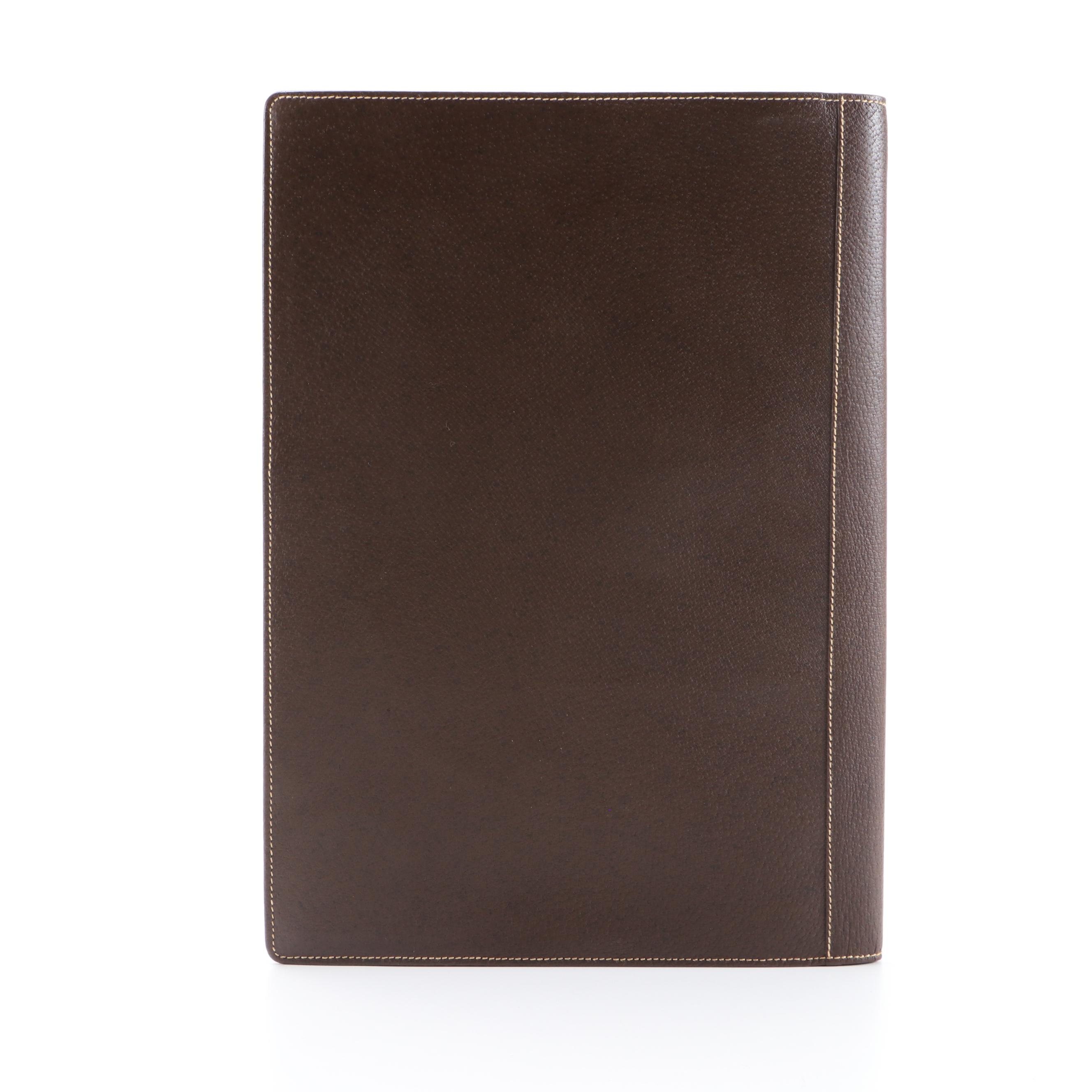 Gucci GG Portfolio Document Case in Brown Leather