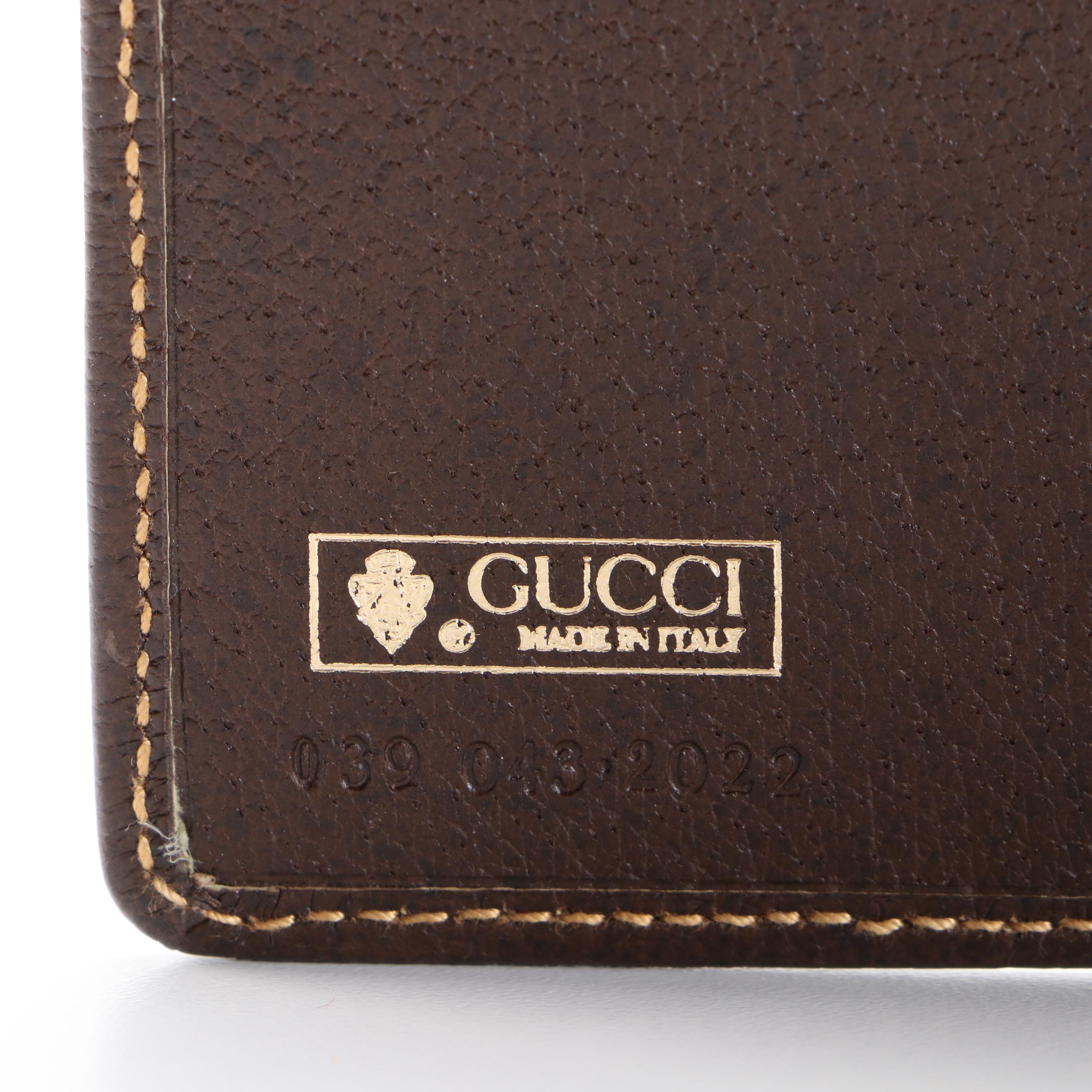 Gucci GG Portfolio Document Case in Brown Leather