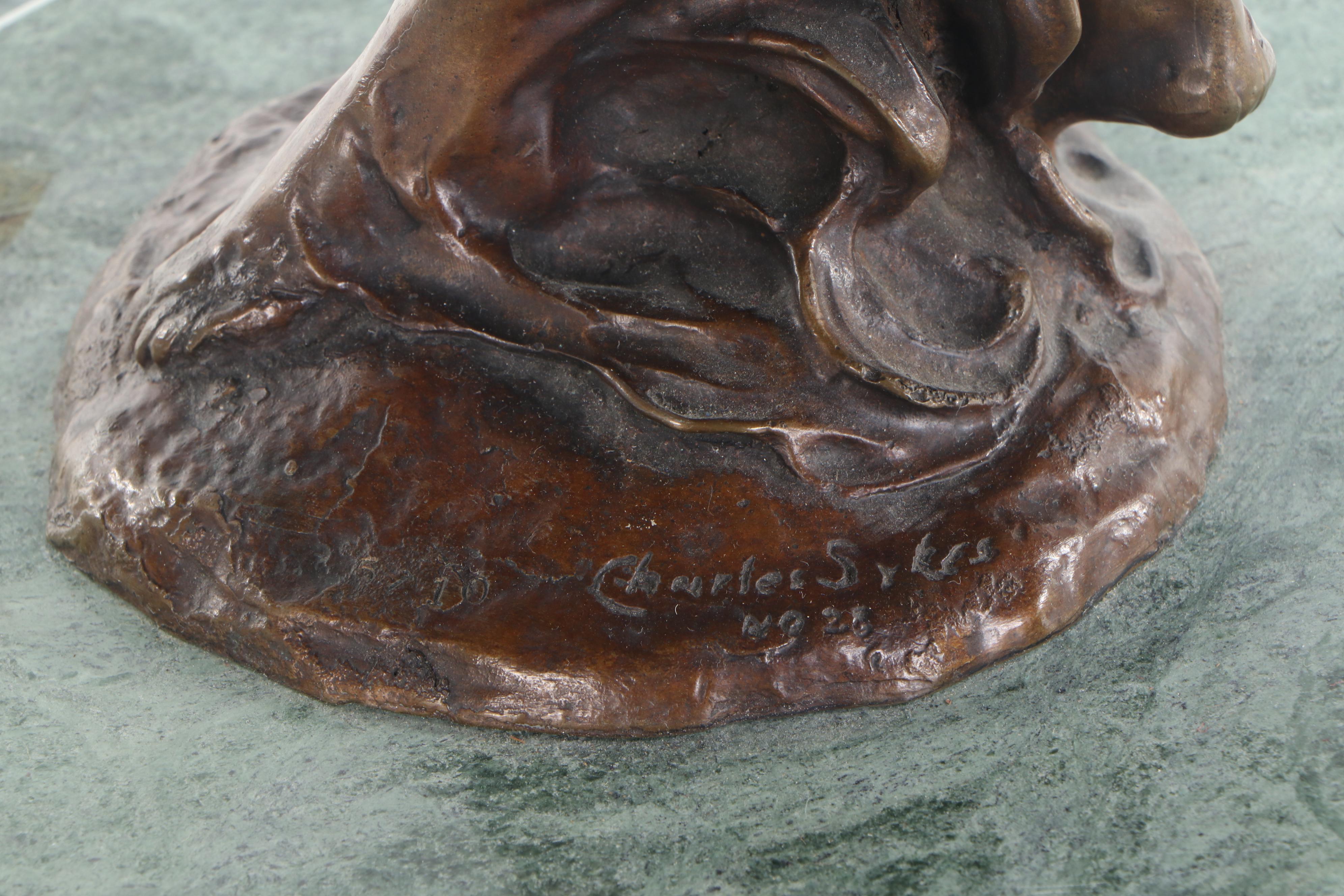 Bronze Sculpture after Charles Sykes "Spirit of Ecstasy", 20th Century