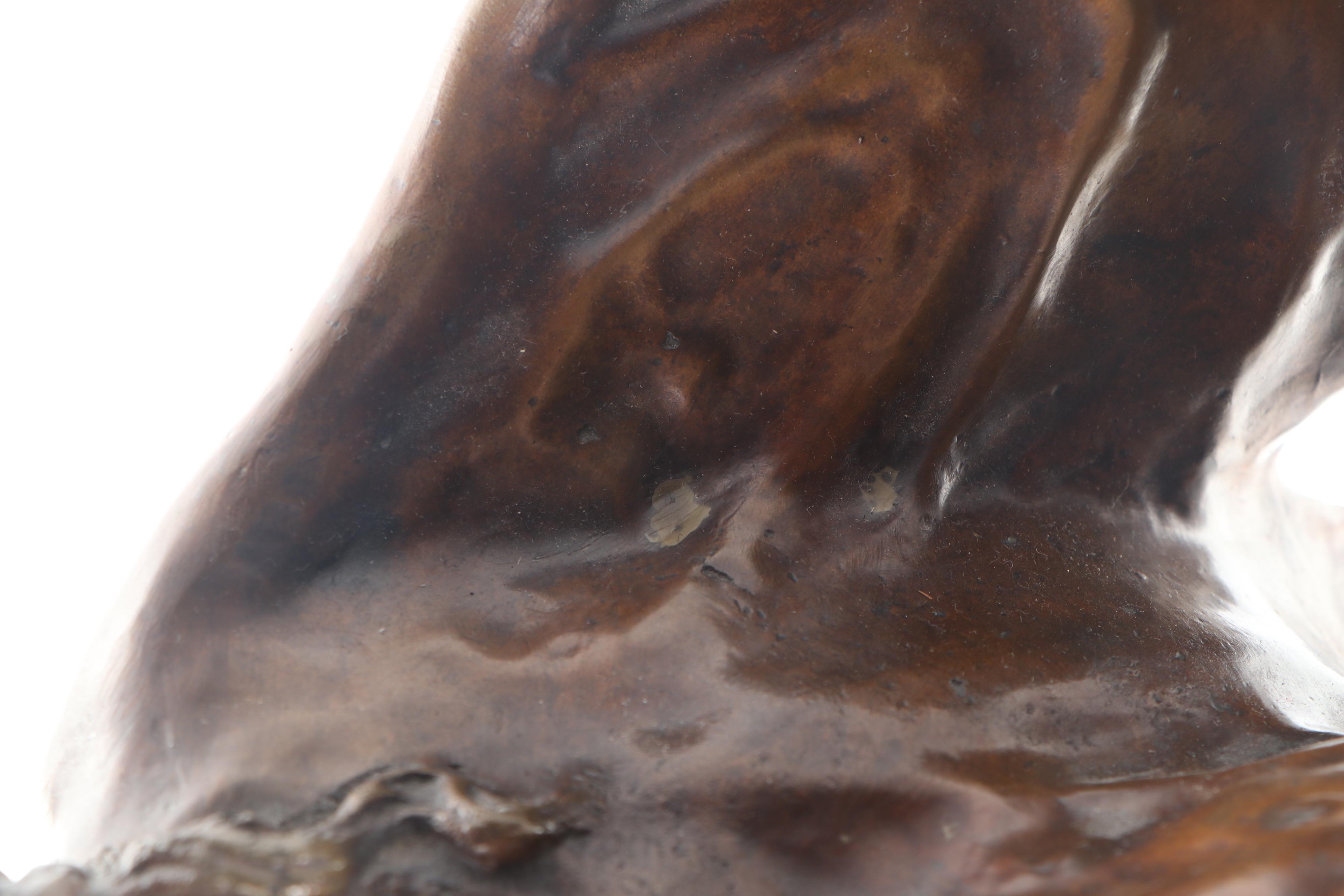 Bronze Sculpture after Charles Sykes "Spirit of Ecstasy", 20th Century