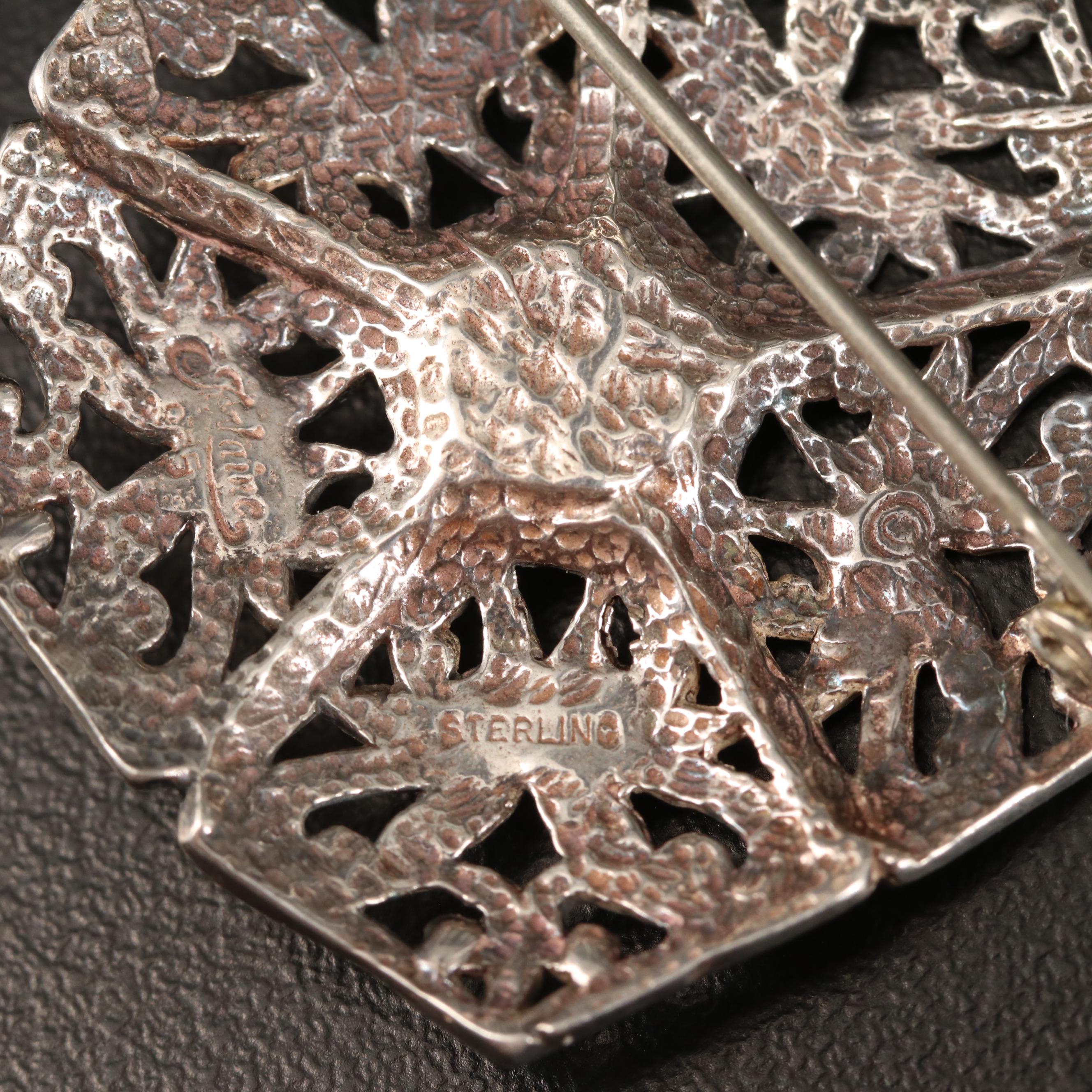 Assorted Sterling Jewelry Selection Featuring Jolaine and Taxco