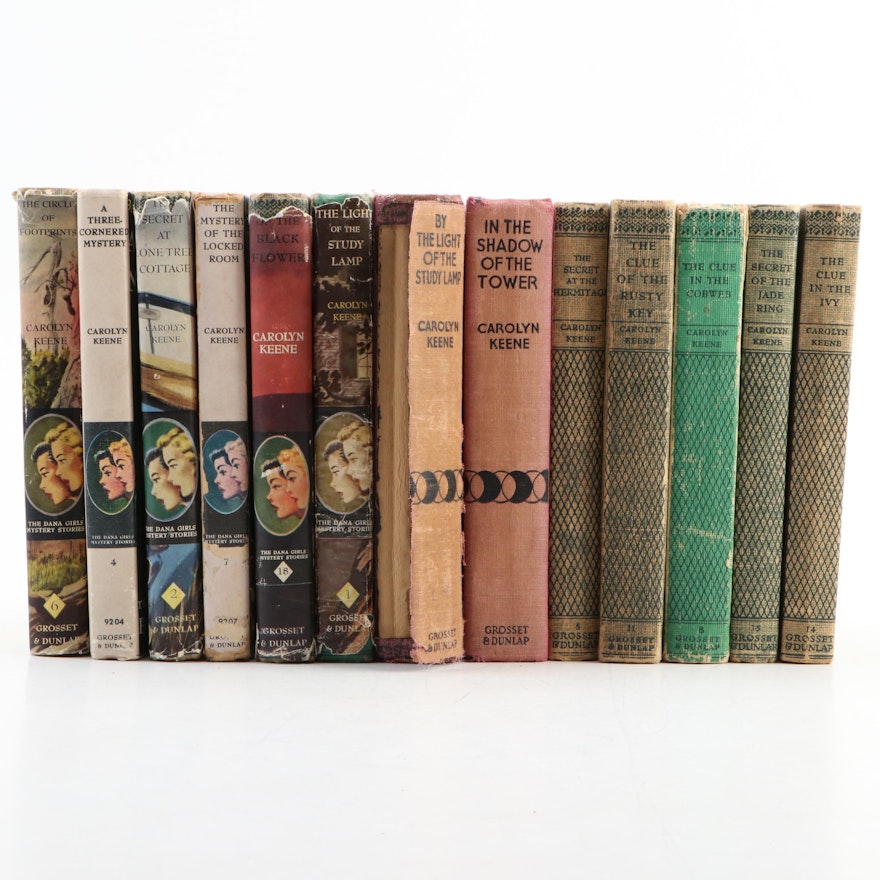 Carolyn Keene's "The Dana Girls" Books Including First Editions