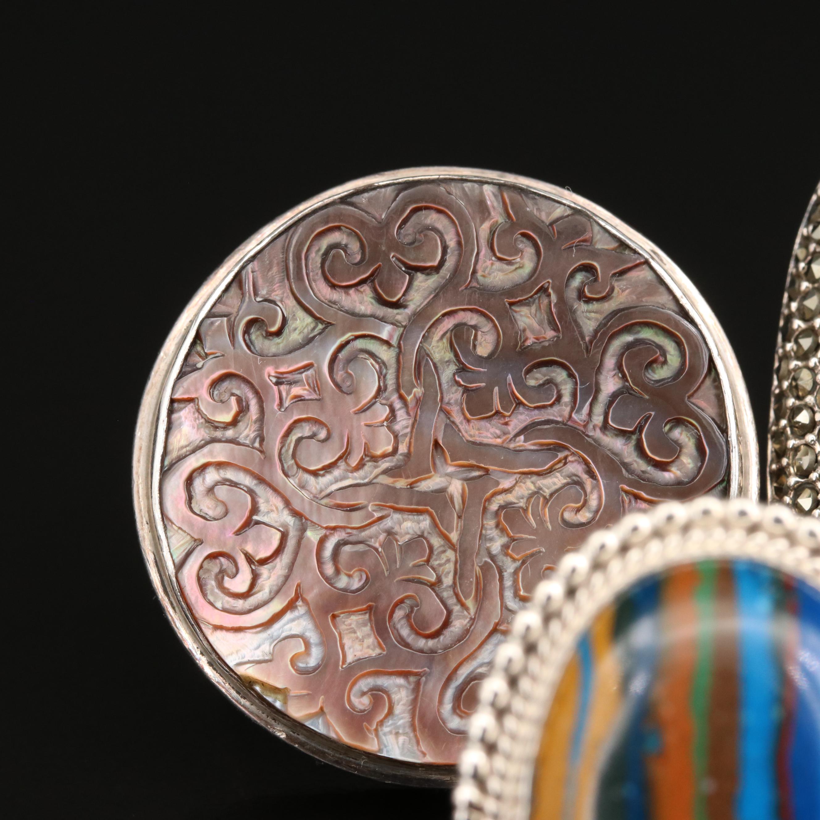 Sterling Silver Rings Featuring Running Bear Shop and Gemstone Accents