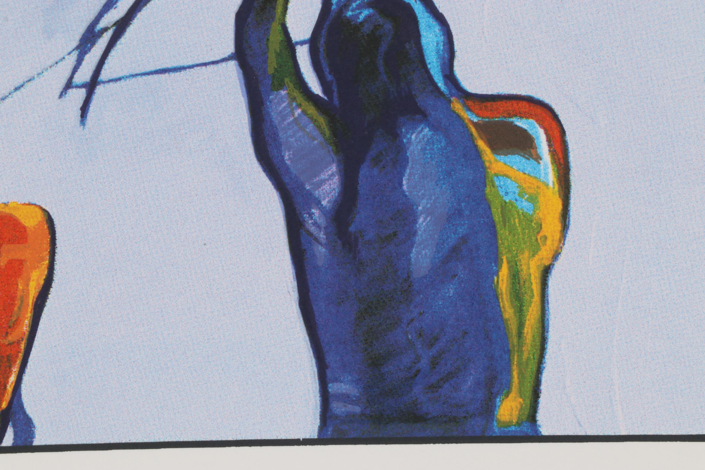 John Nieto Serigraph "Archers," circa 1996