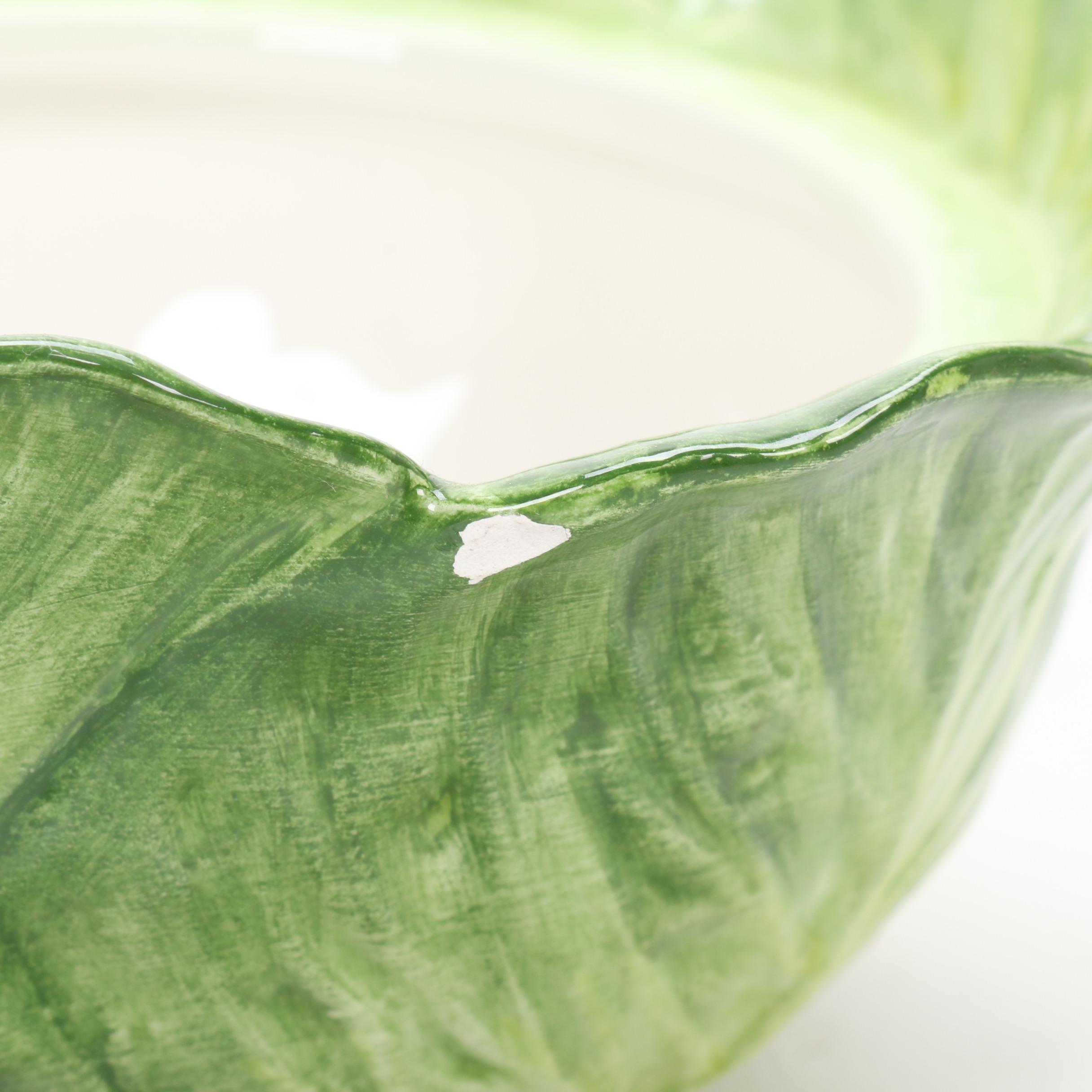 Tiffany & Co. "Tiffany Tulips" Planter and Rabbit on Cabbage Lidded Dish