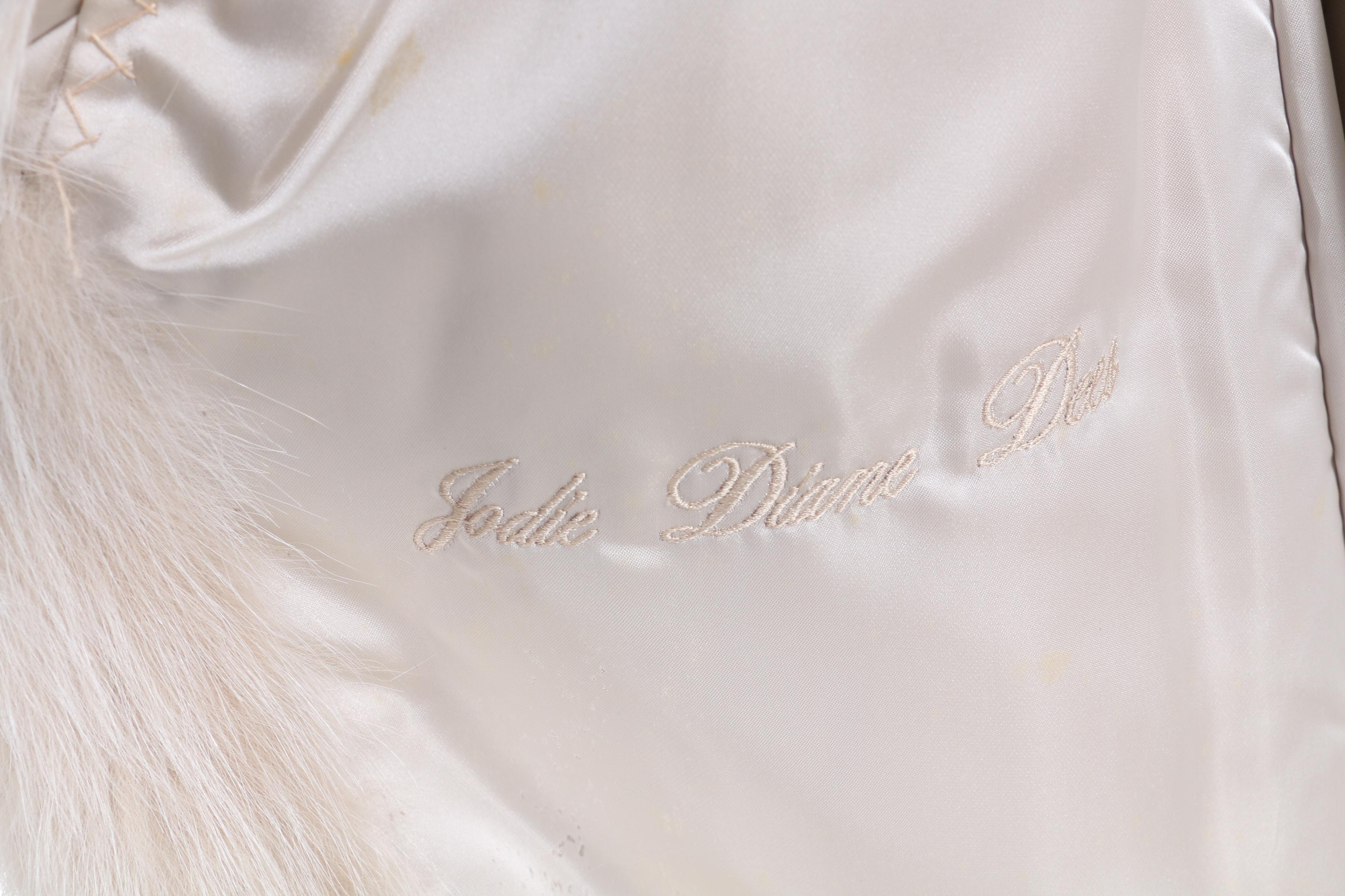 Blonde Mink and Fox Fur Full-Length Coat from The Evans Collection