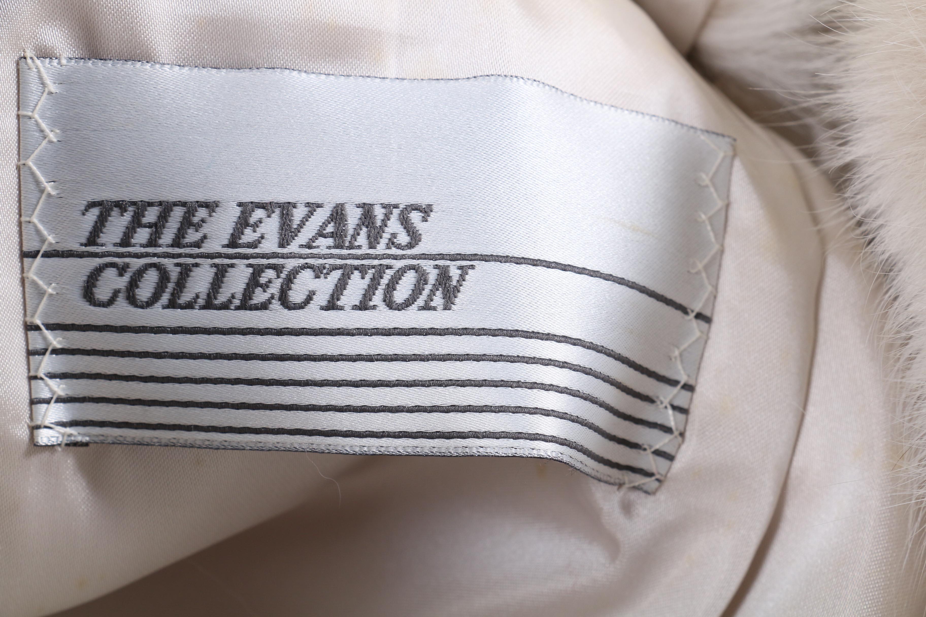 Blonde Mink and Fox Fur Full-Length Coat from The Evans Collection