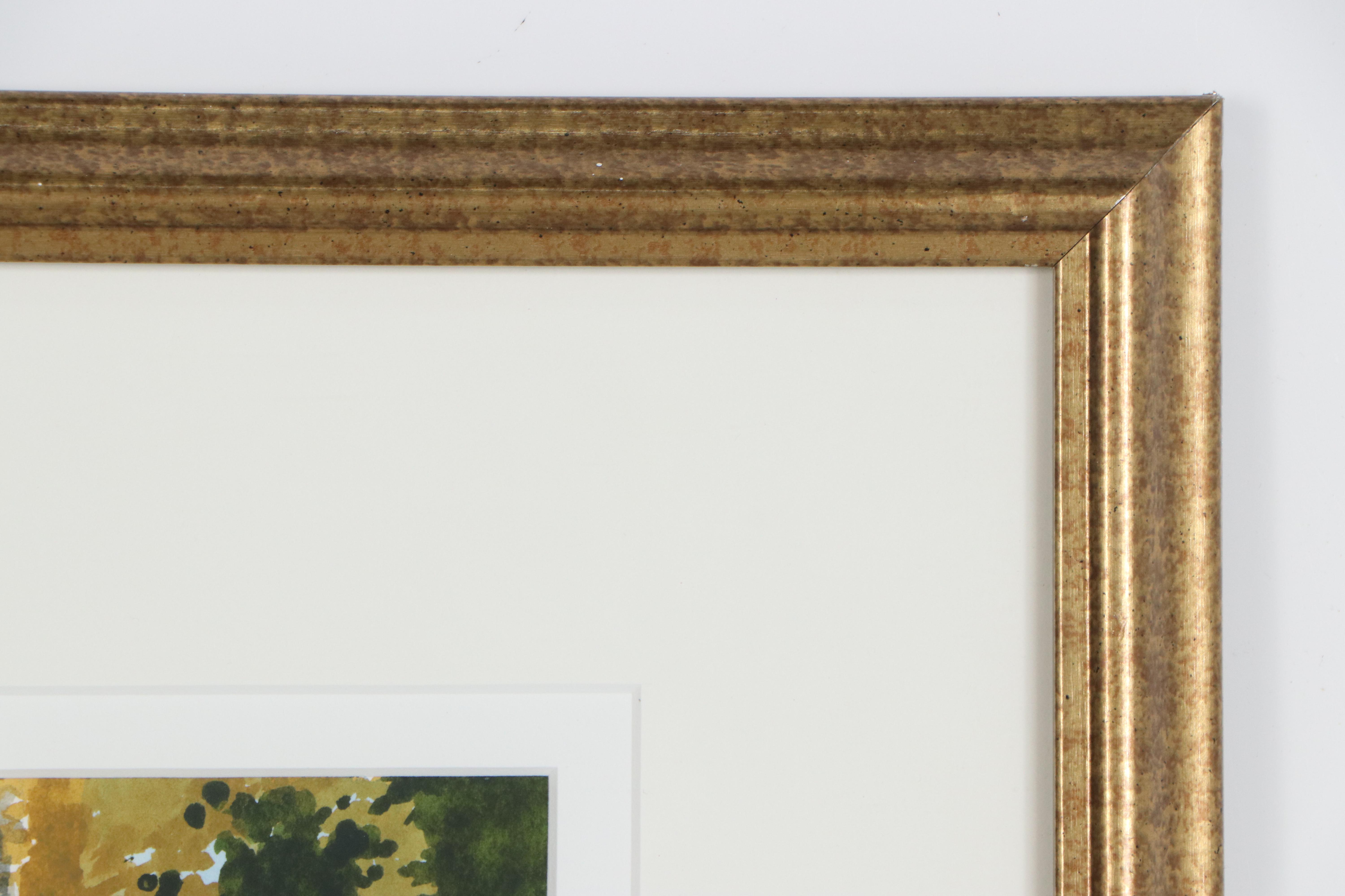 Jack Brouwer Watercolor Painting "Dune Birches," Late 20th Century