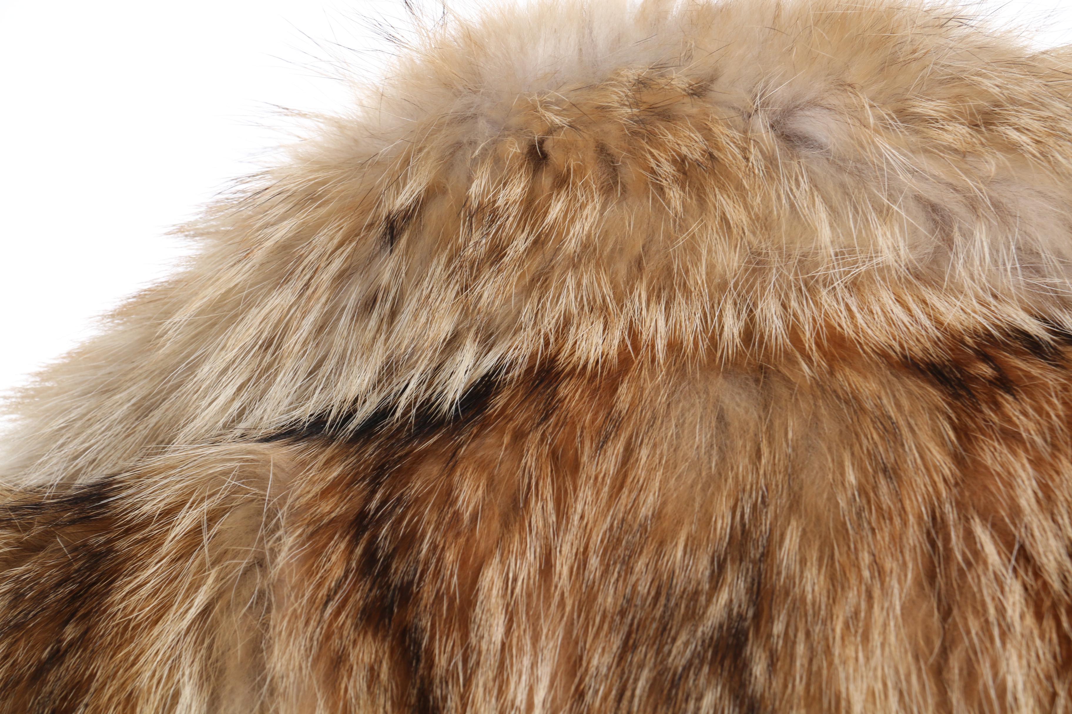 Tanuki Fur Full-Length Coat, Mid to Late 20th Century