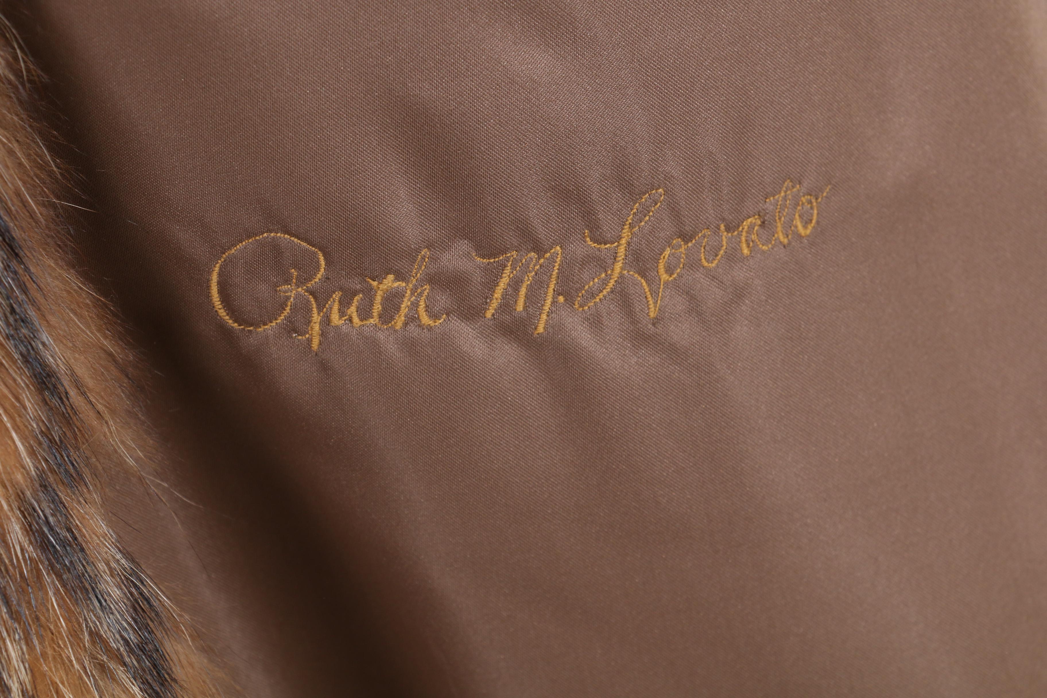 Tanuki Fur Full-Length Coat, Mid to Late 20th Century