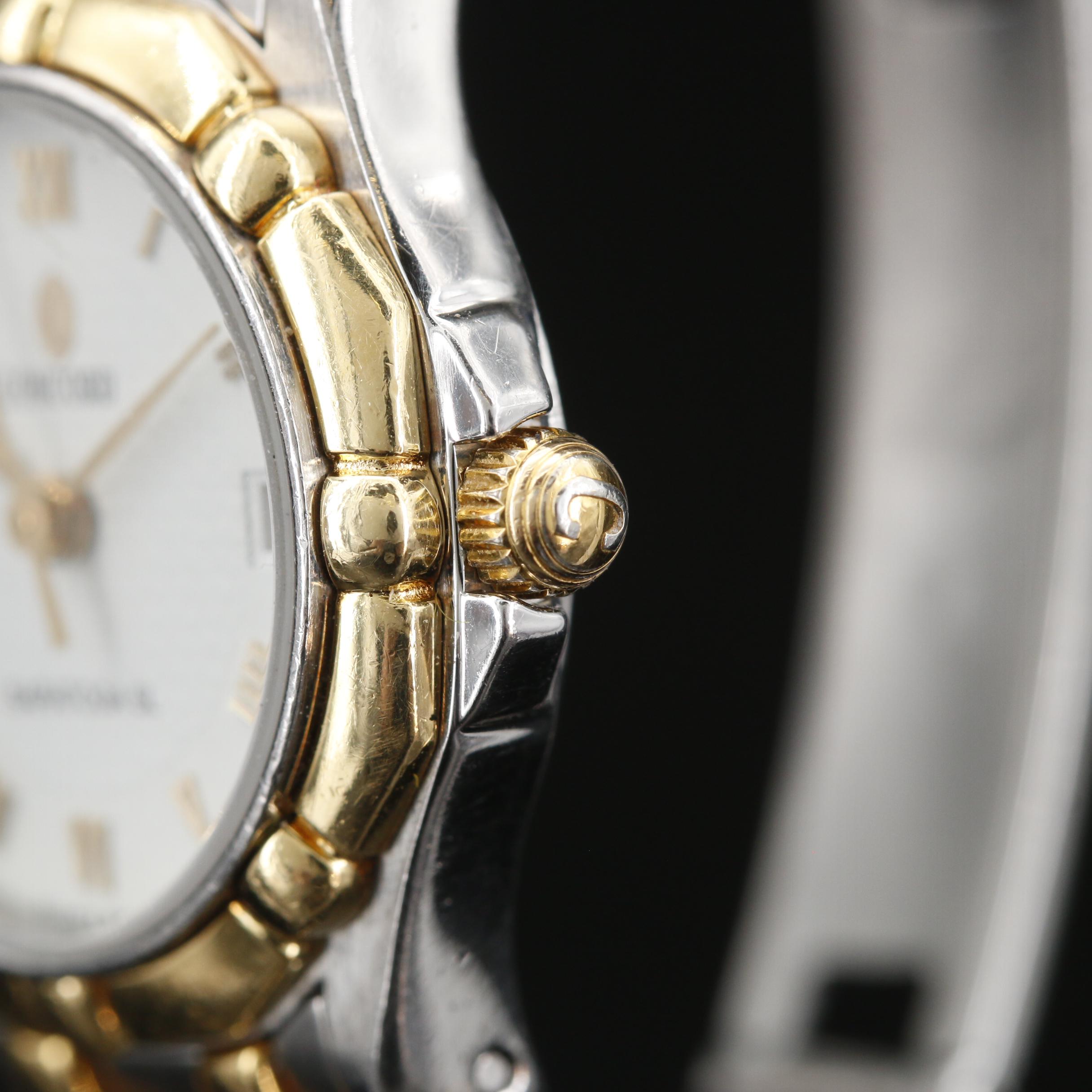 18K and Stainless Steel Concord Saratoga SL Quartz Watch