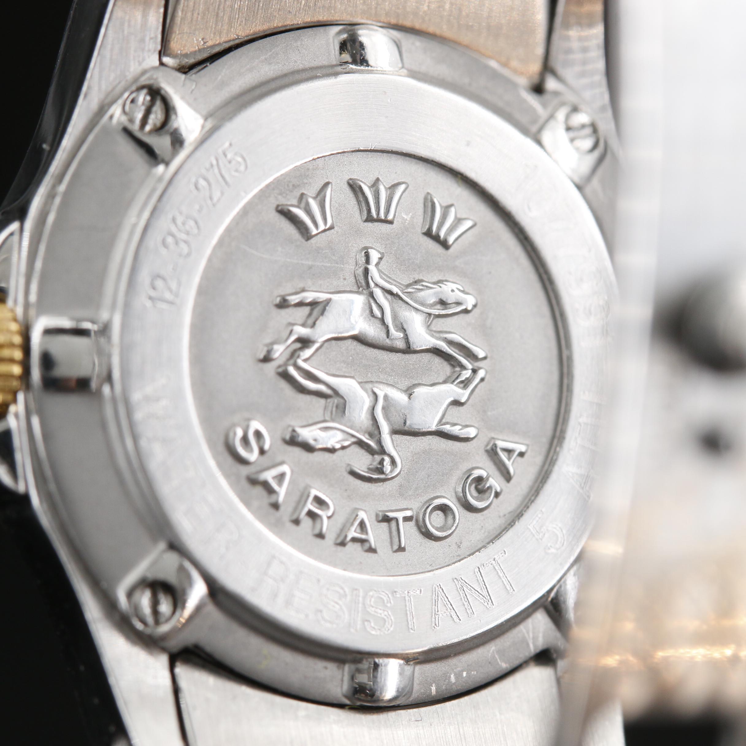 18K and Stainless Steel Concord Saratoga SL Quartz Watch
