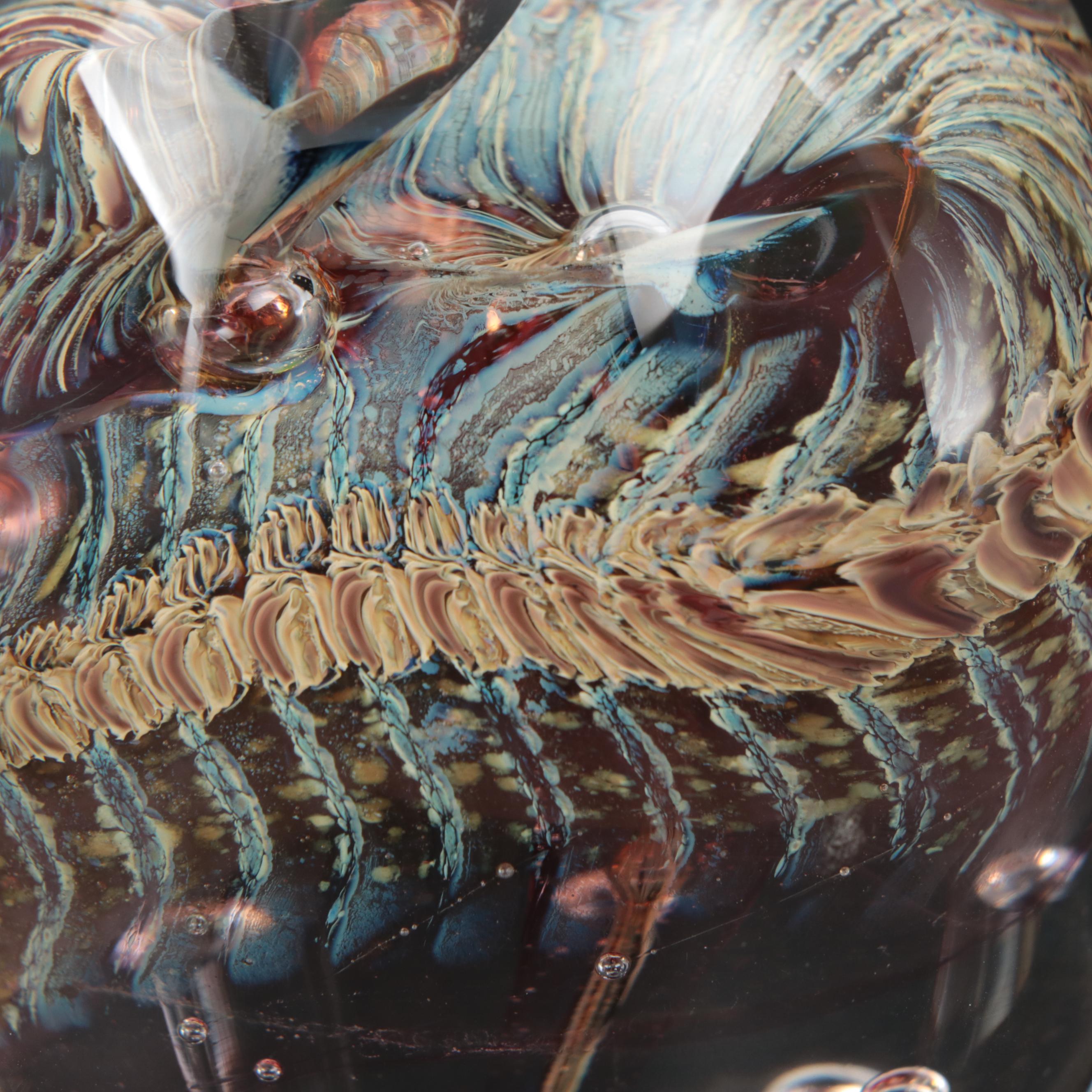 Daniel Read Handblown Art Glass Paperweight