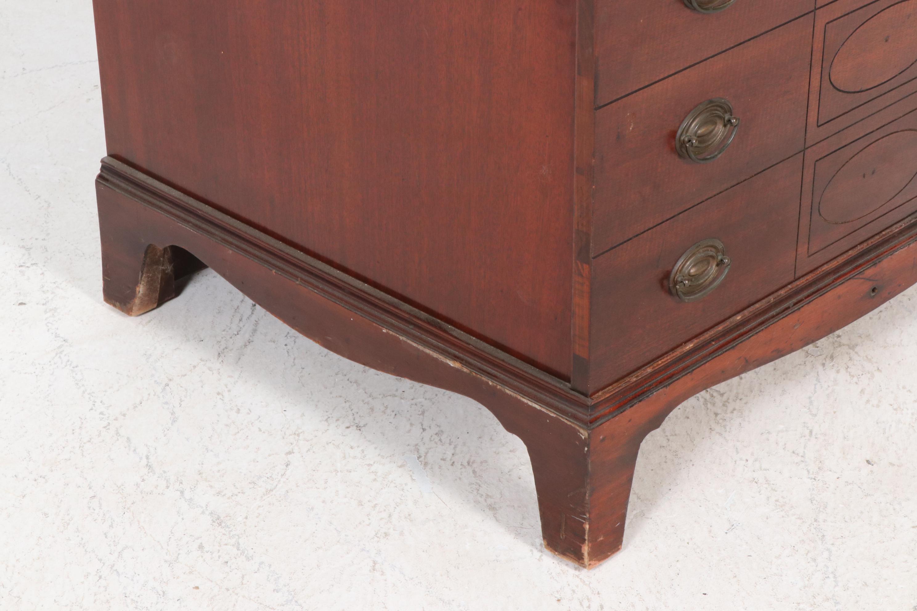 RCA Victor Hepplewhite Style Television Cabinet, Mid-20th Century