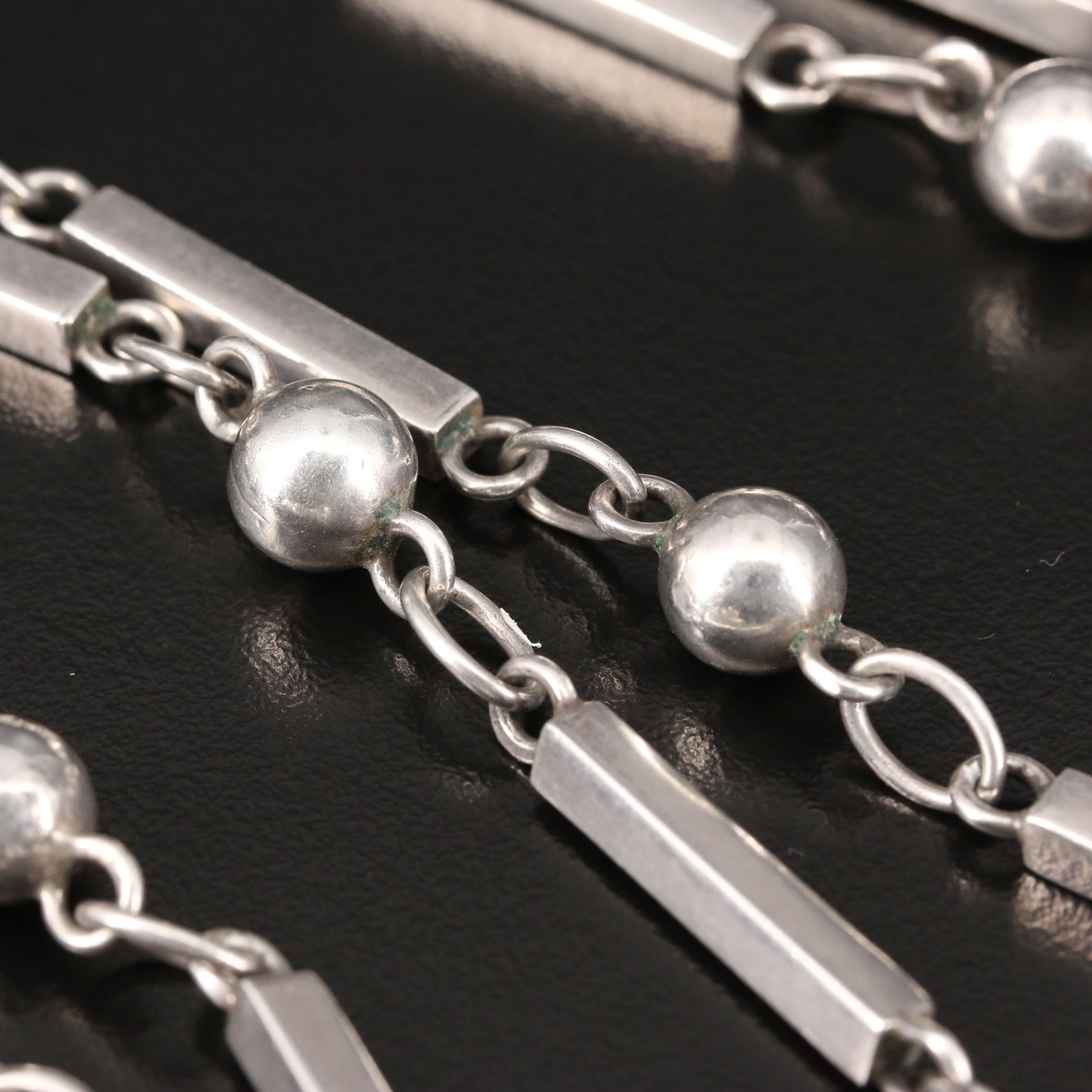 Mary Rita Padilla Sterling Lapis Lazuli Cross Necklace