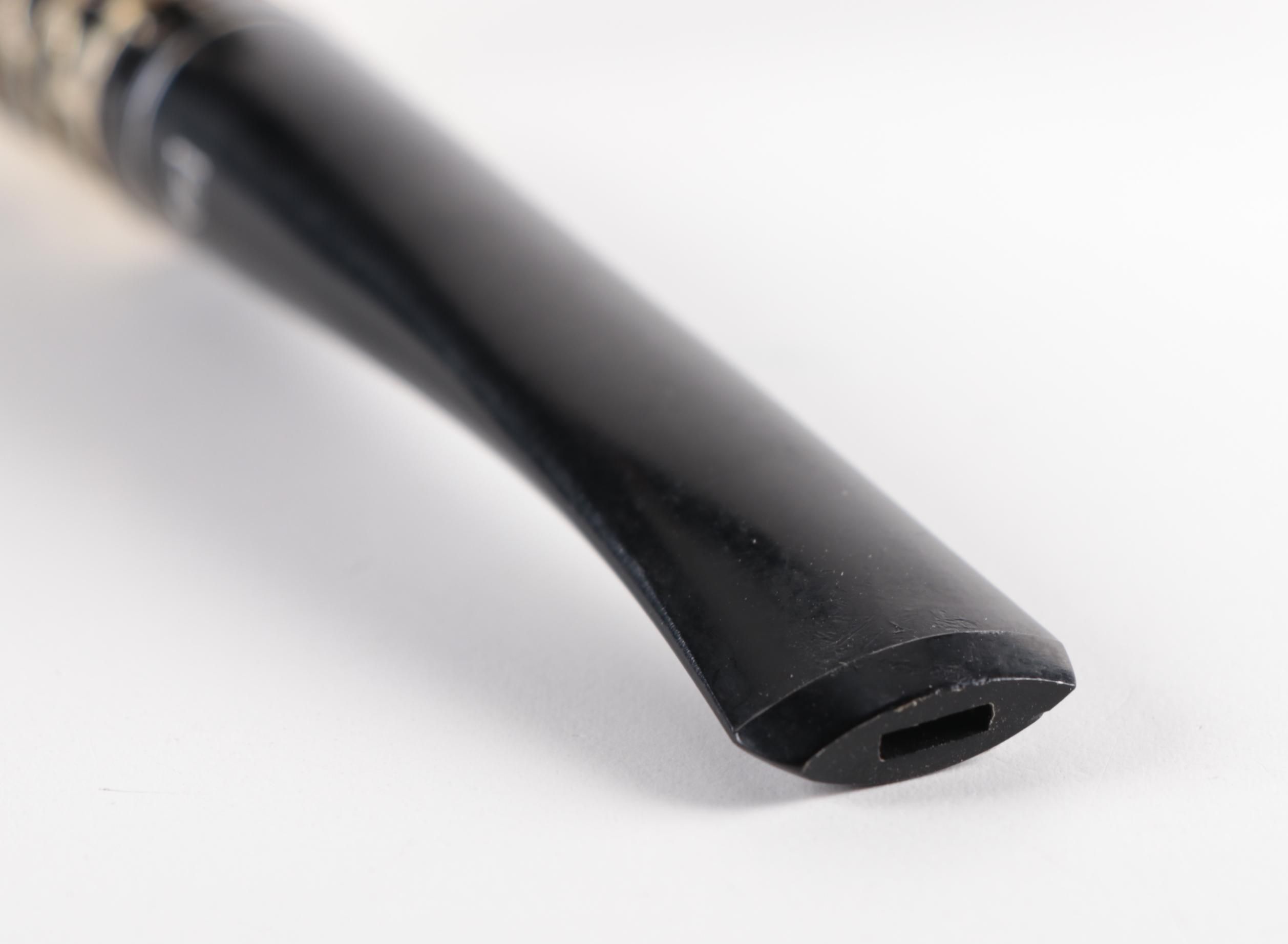 Medico Sterling Silver Overlay "Aztec" Design Briar Tobacco Pipe