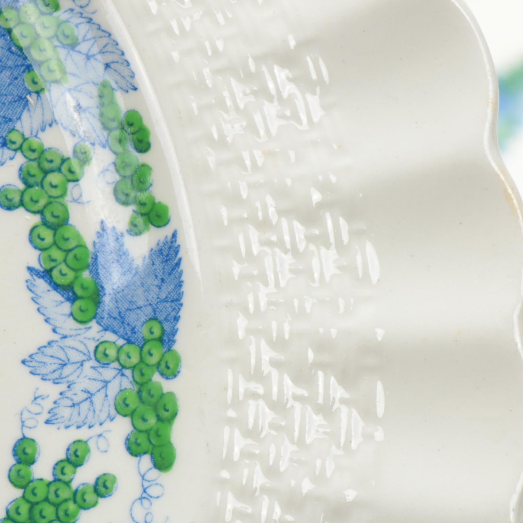 Copeland Spode "Valencia Blue Green" Earthenware Dinnerware