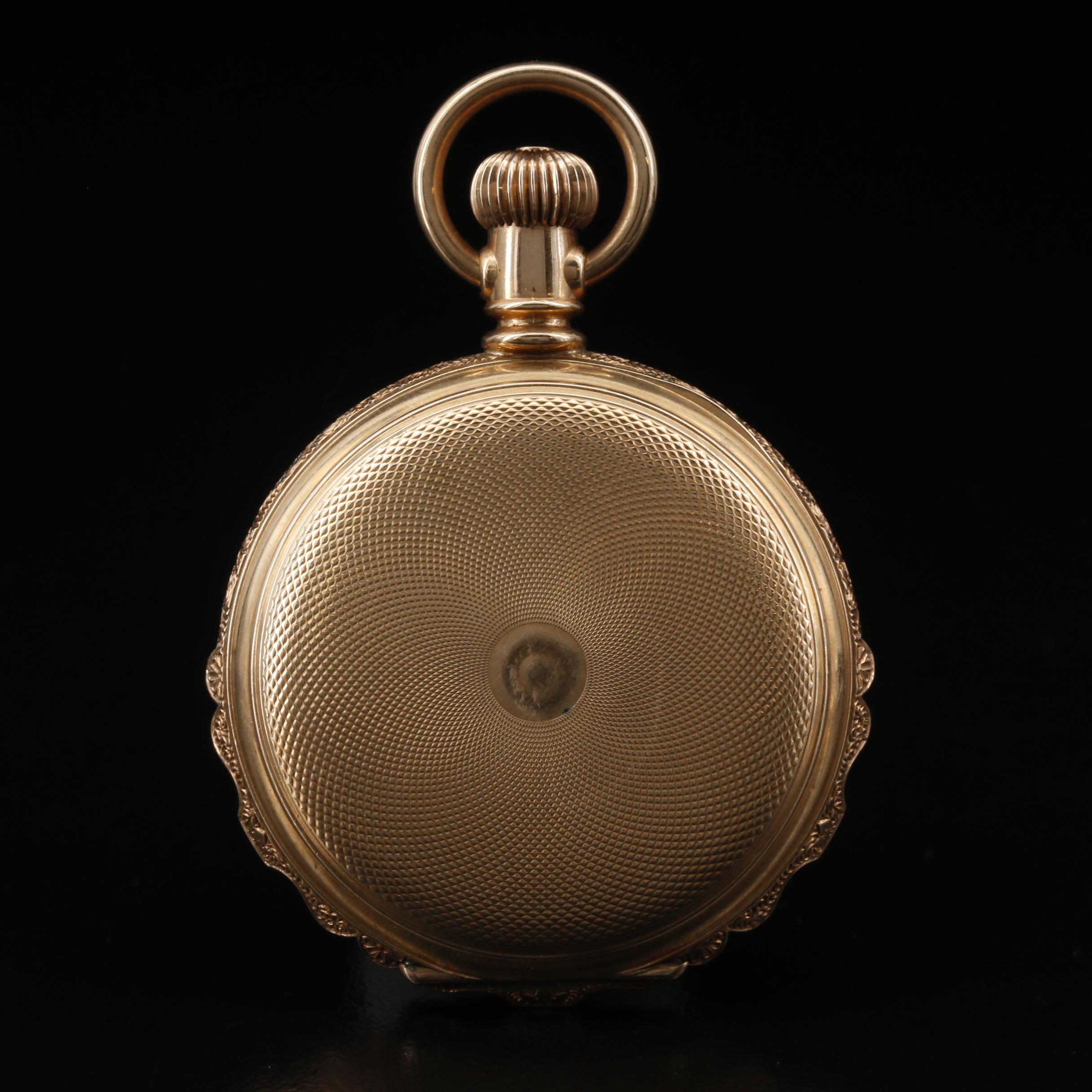 1894 Elgin Gold Filled Hunting Case Pocket Watch