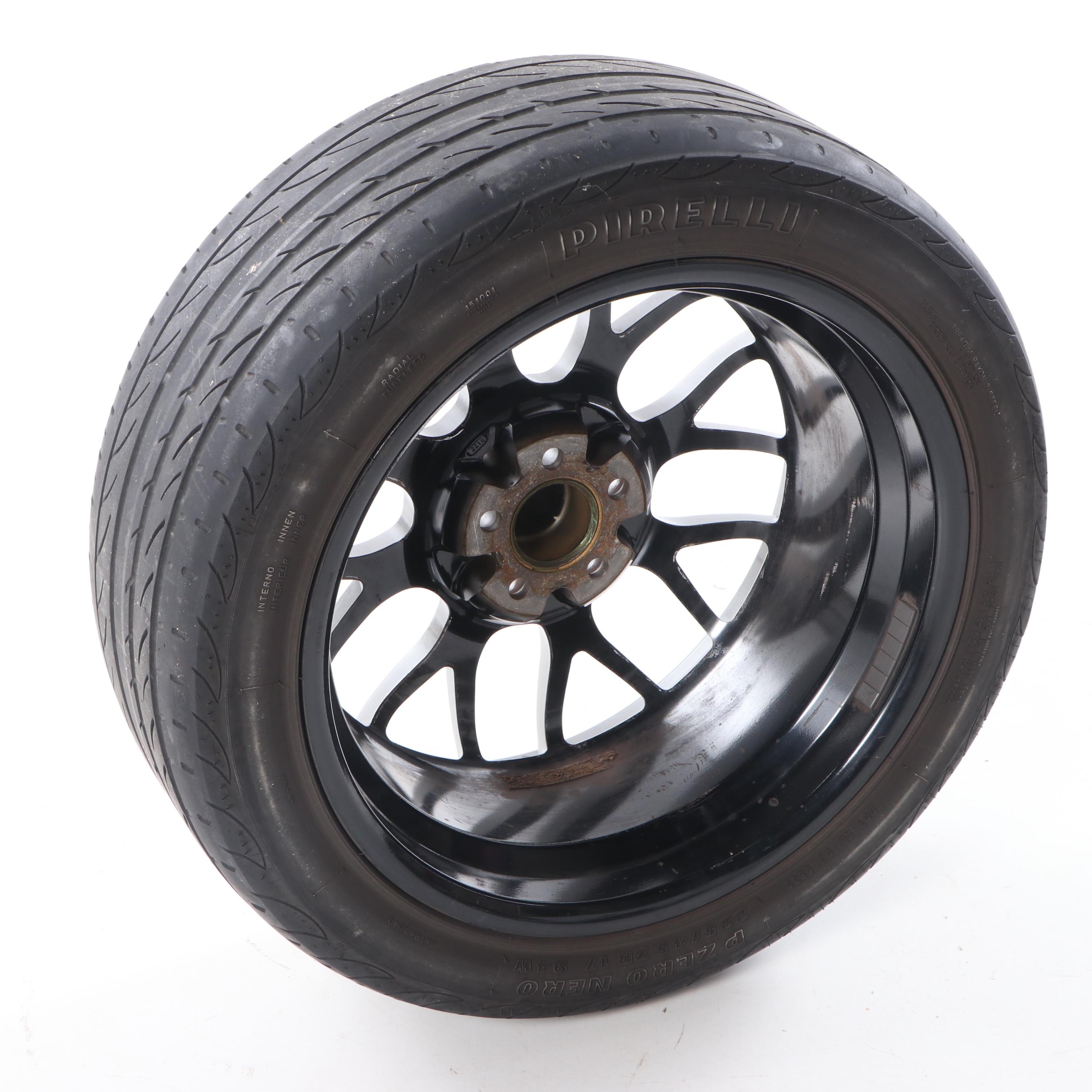 Five BBS 690kg Wheels with Pirelli P Zero Nero 17" Ultra High Performance Tires