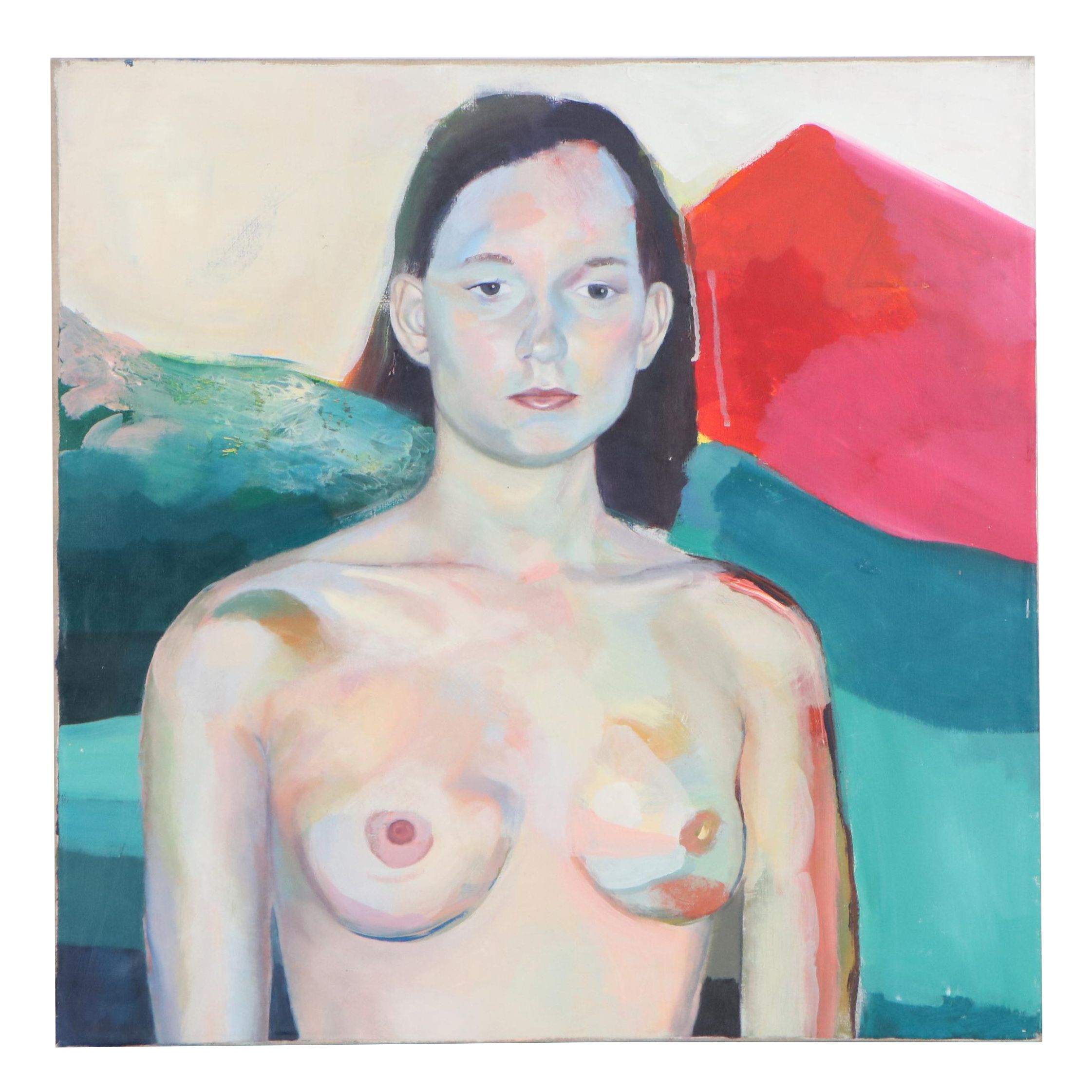 Winston Chmielinski Oil Painting of Female Nude, 2009