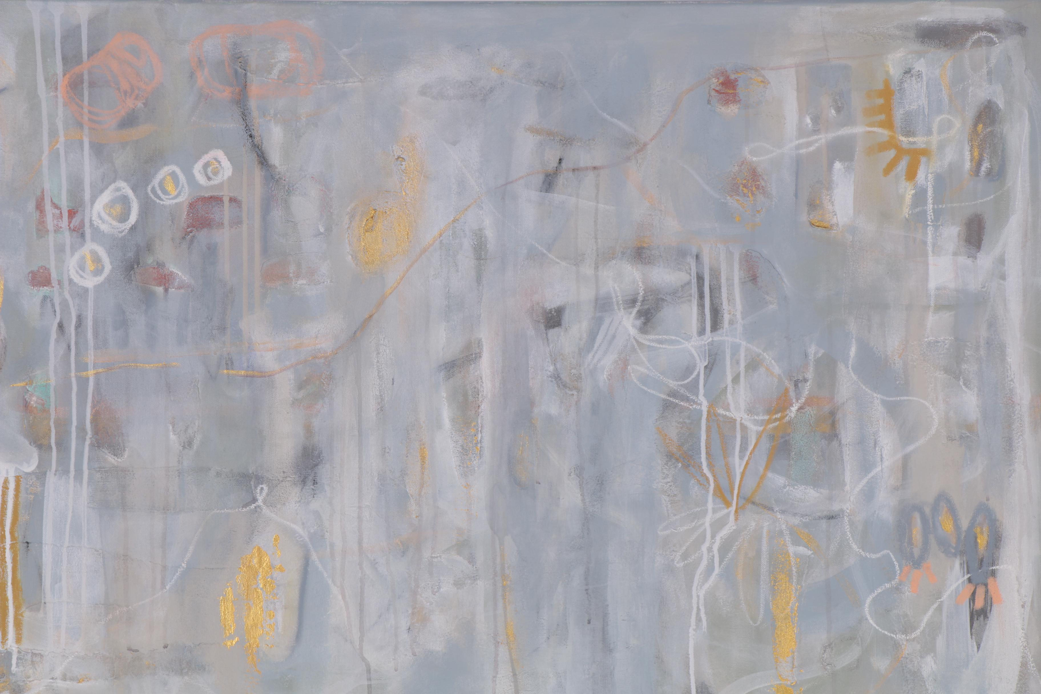 Jordan Howell Mixed Media Painting "The Blue Coast", 2020