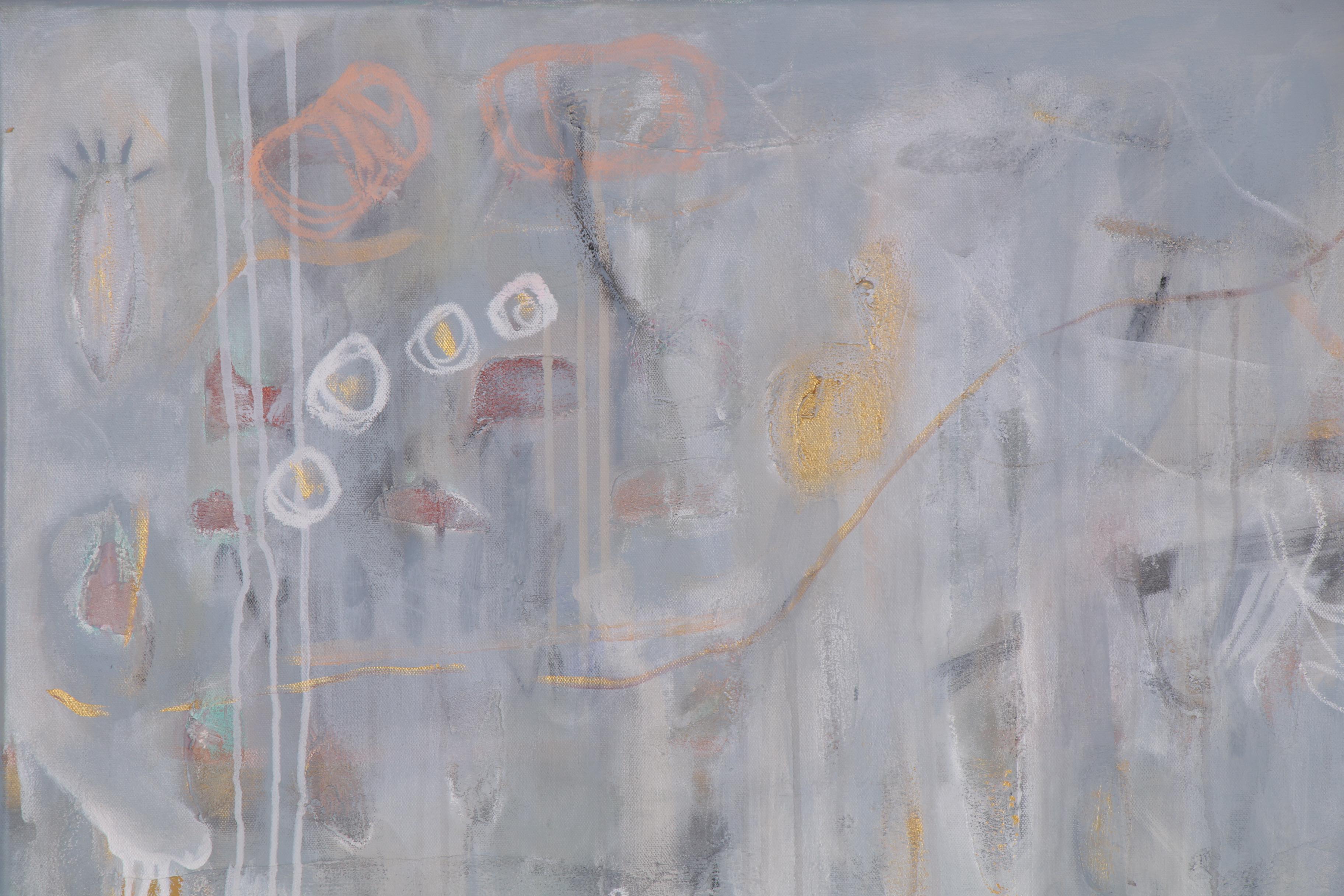 Jordan Howell Mixed Media Painting "The Blue Coast", 2020