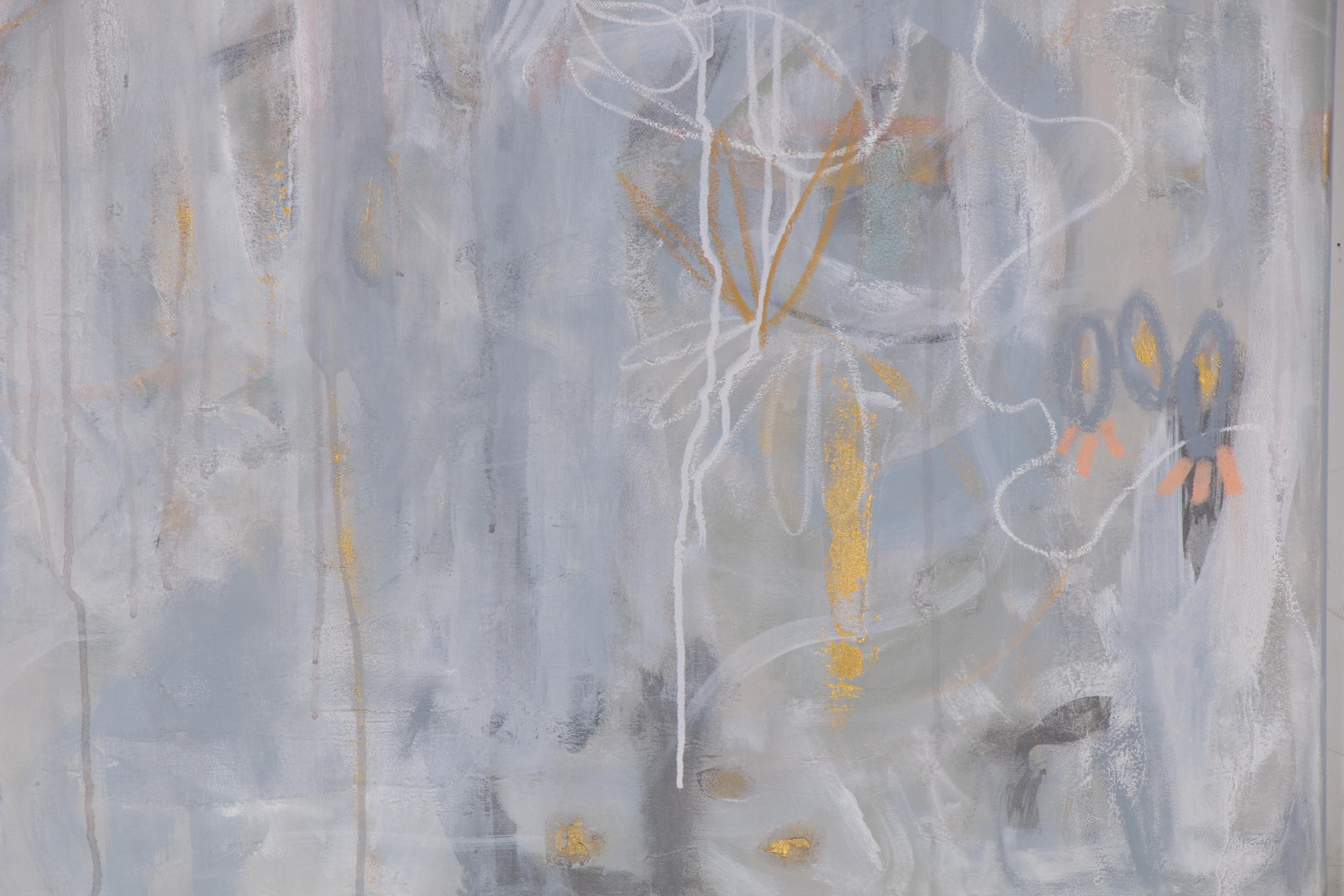 Jordan Howell Mixed Media Painting "The Blue Coast", 2020