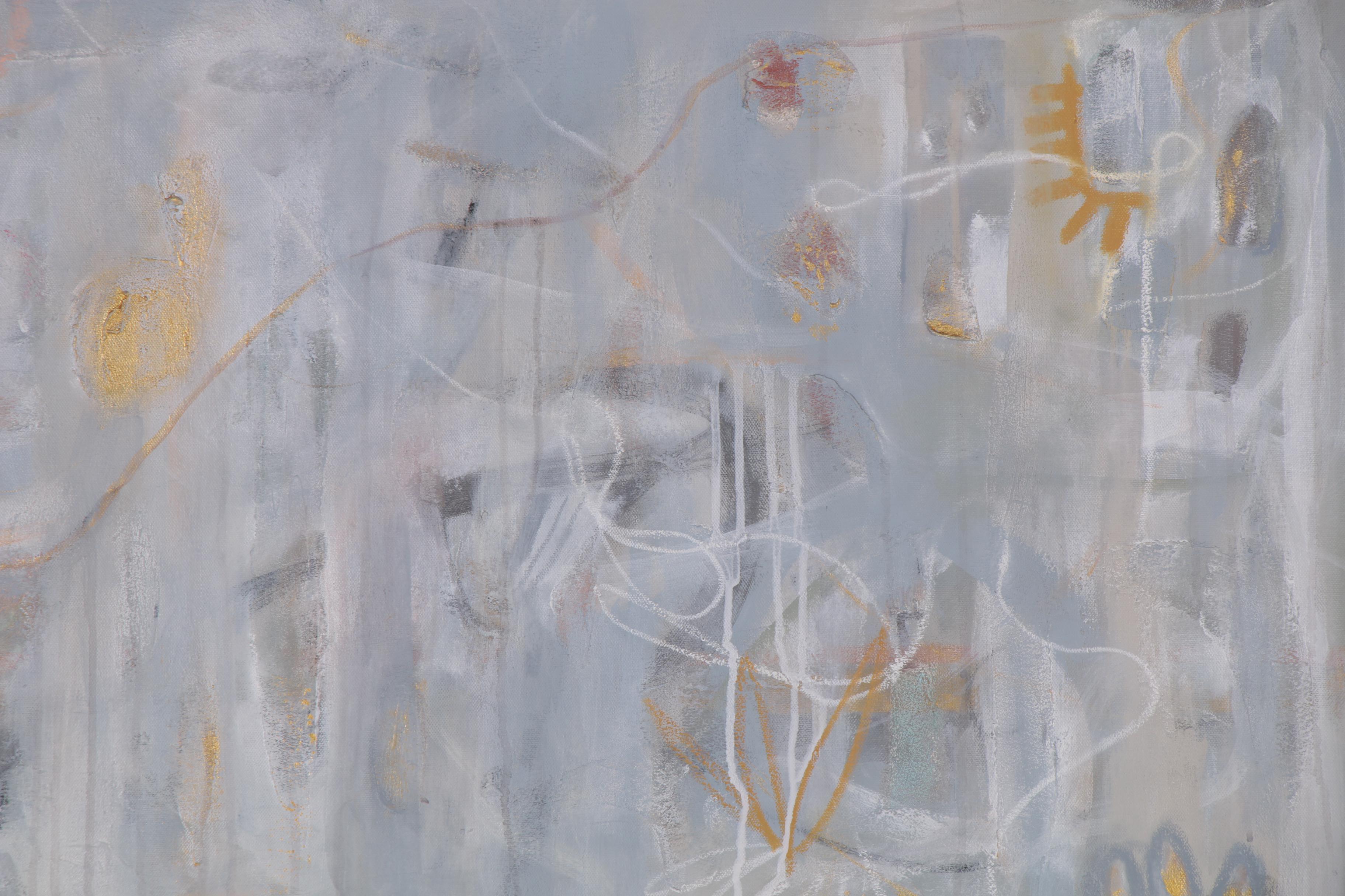 Jordan Howell Mixed Media Painting "The Blue Coast", 2020