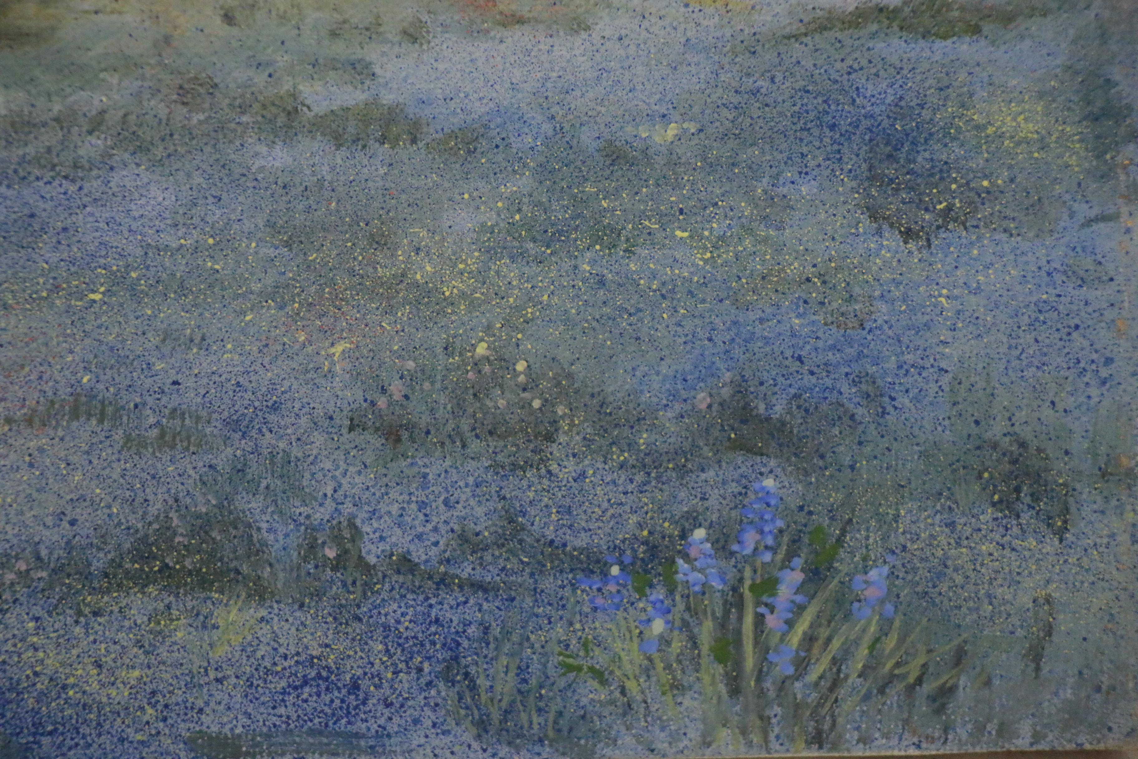 Diane Hendrix Oil Painting of a American West Scene, Late 20th Century