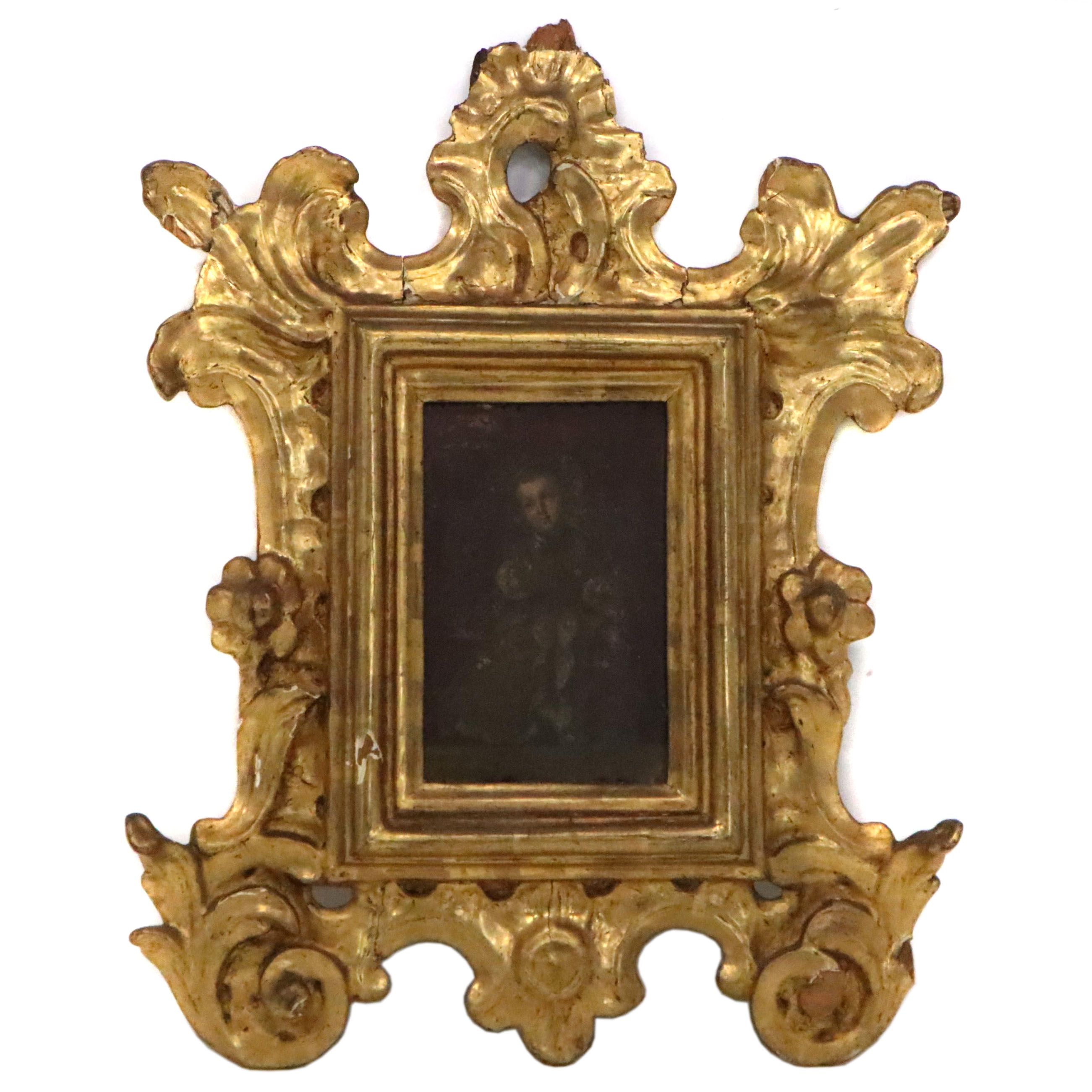 Cuzco School Style Oil Painting of Baby Jesus, 19th Century