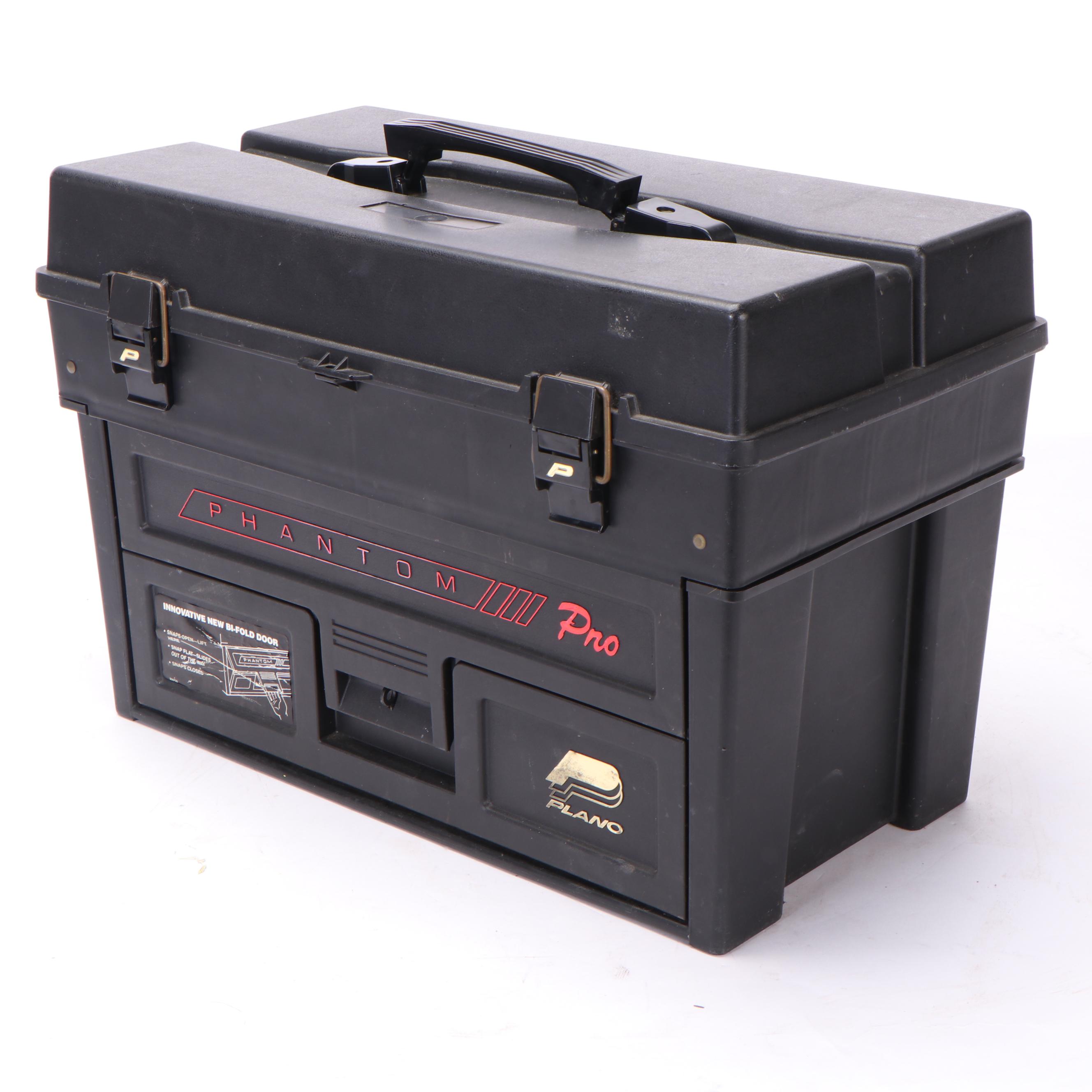 Plano Phantom Pro Tackle Box with Heddon, Bagley, Rapala, and More Lures
