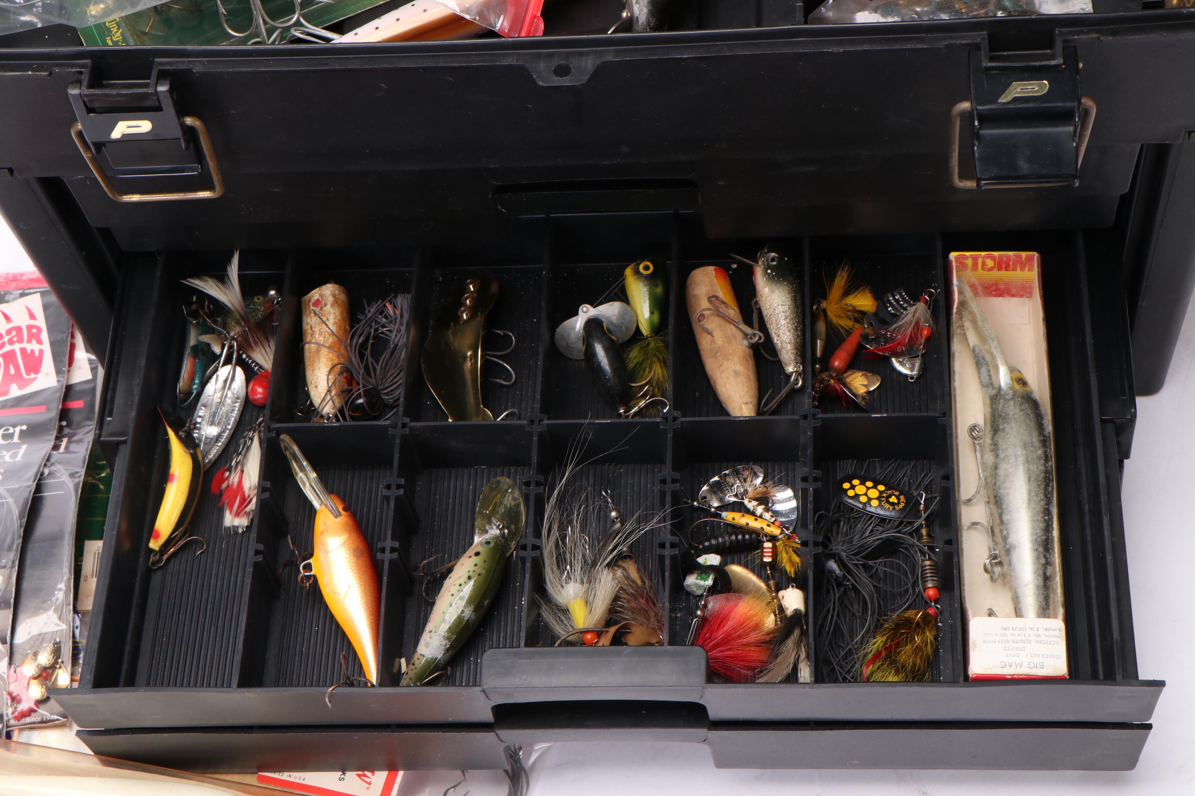 Plano Phantom Pro Tackle Box with Heddon, Bagley, Rapala, and More Lures