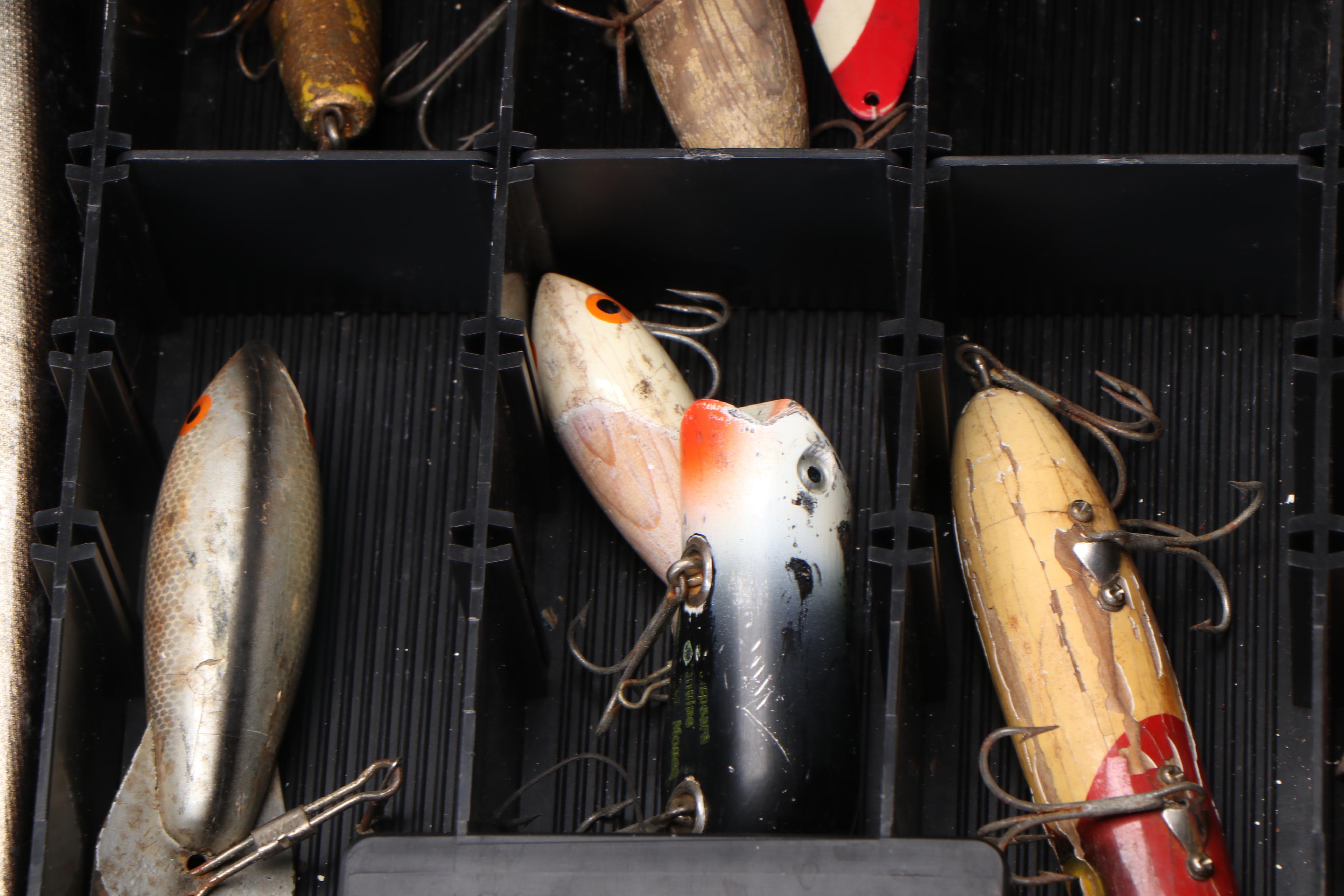 Plano Phantom Pro Tackle Box with Heddon, Bagley, Rapala, and More Lures