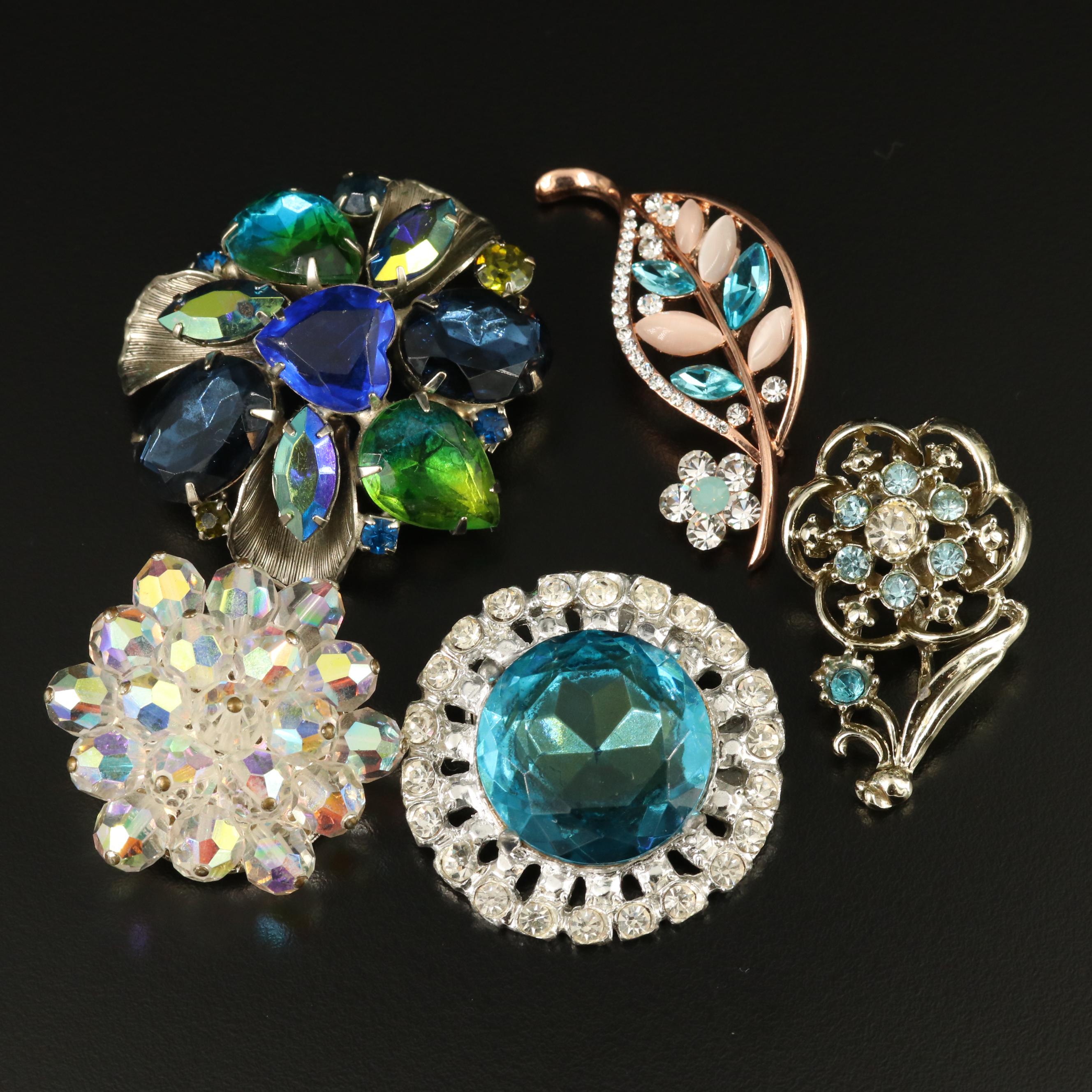 Vintage and Contemporary Rhinestone Jewelry with Sterling and Swarovski