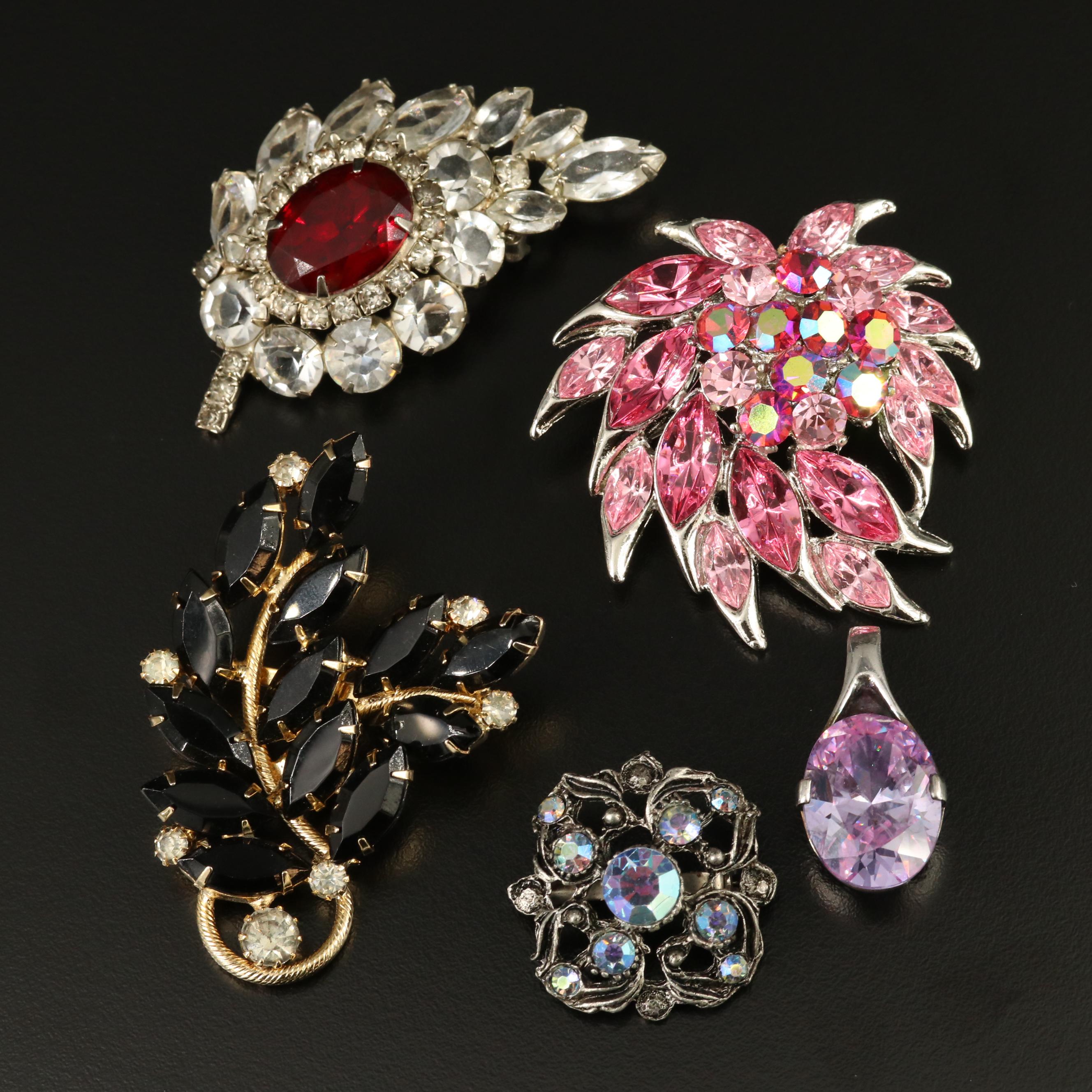 Vintage and Contemporary Rhinestone Jewelry with Sterling and Swarovski