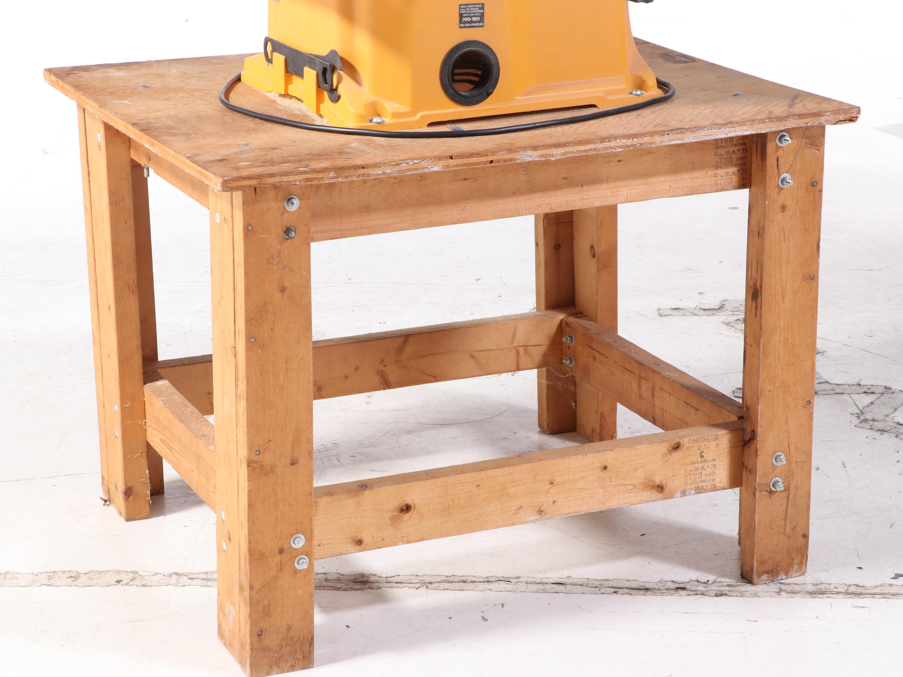 Pro-Tech 10" Bench Saw with Stand